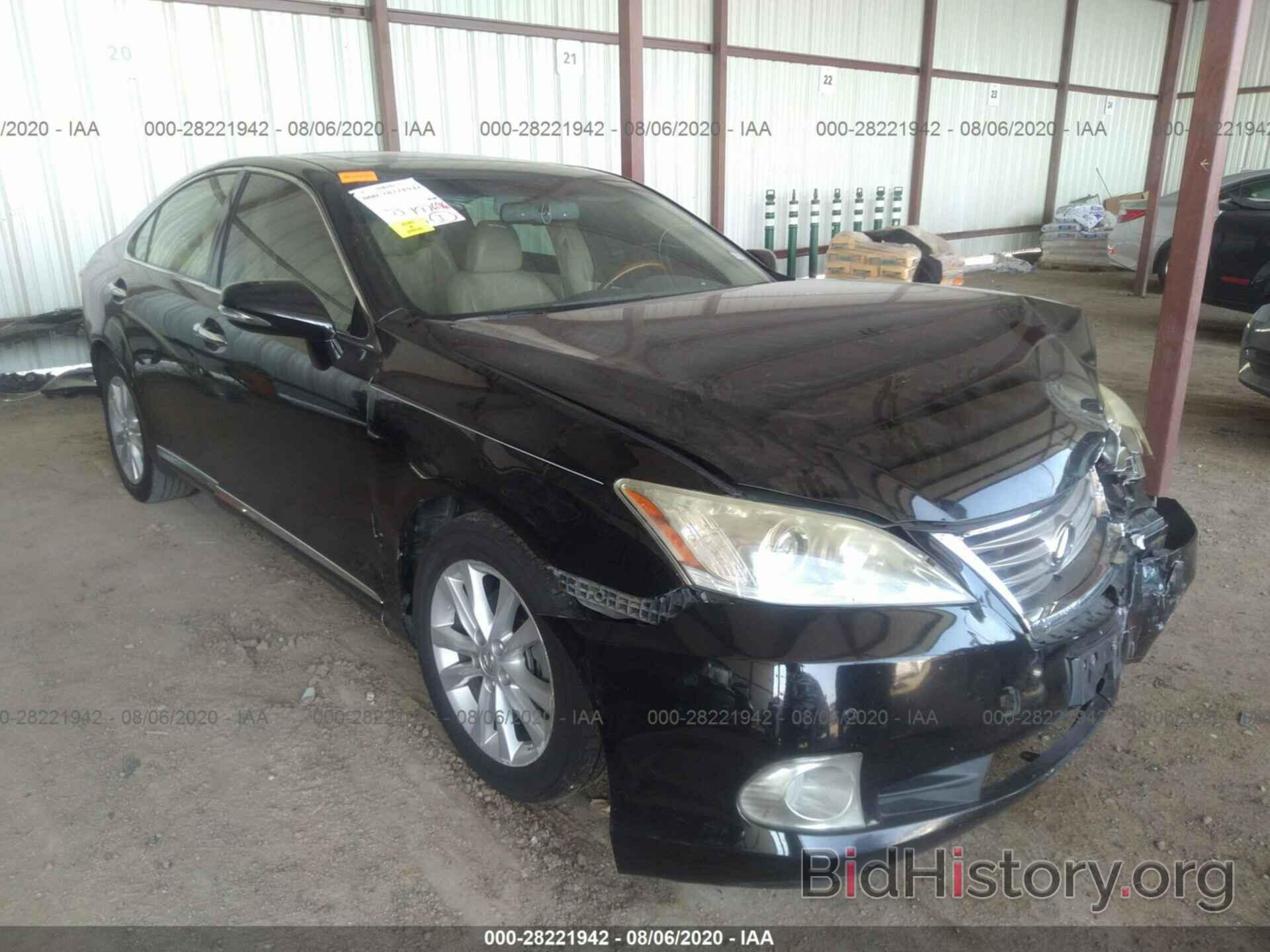 Photo JTHBK1EG0B2462501 - LEXUS ES 350 2011