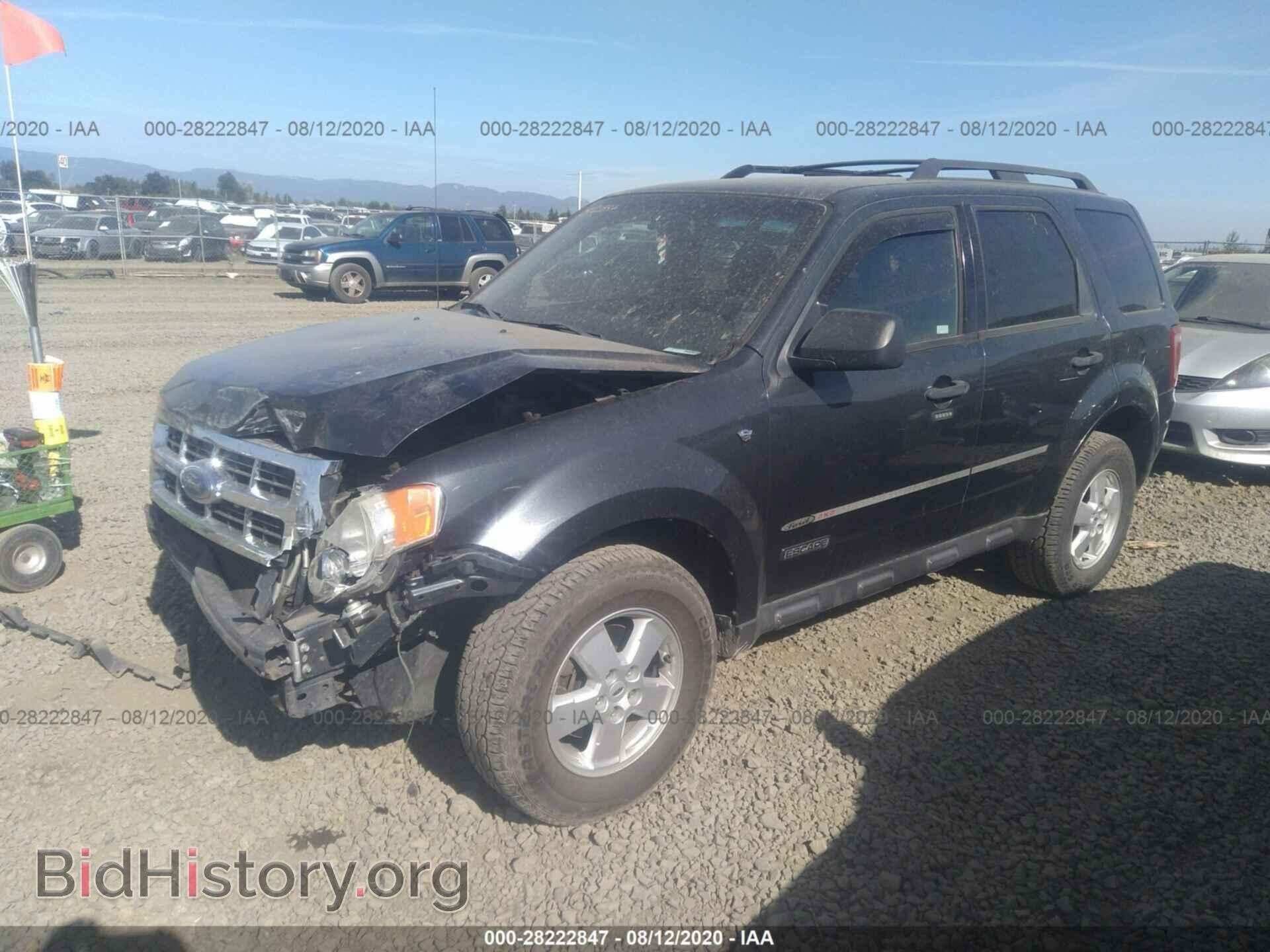 2008 FORD ESCAPE - VIN: 1FMCU93128KB51282 - Фото 2