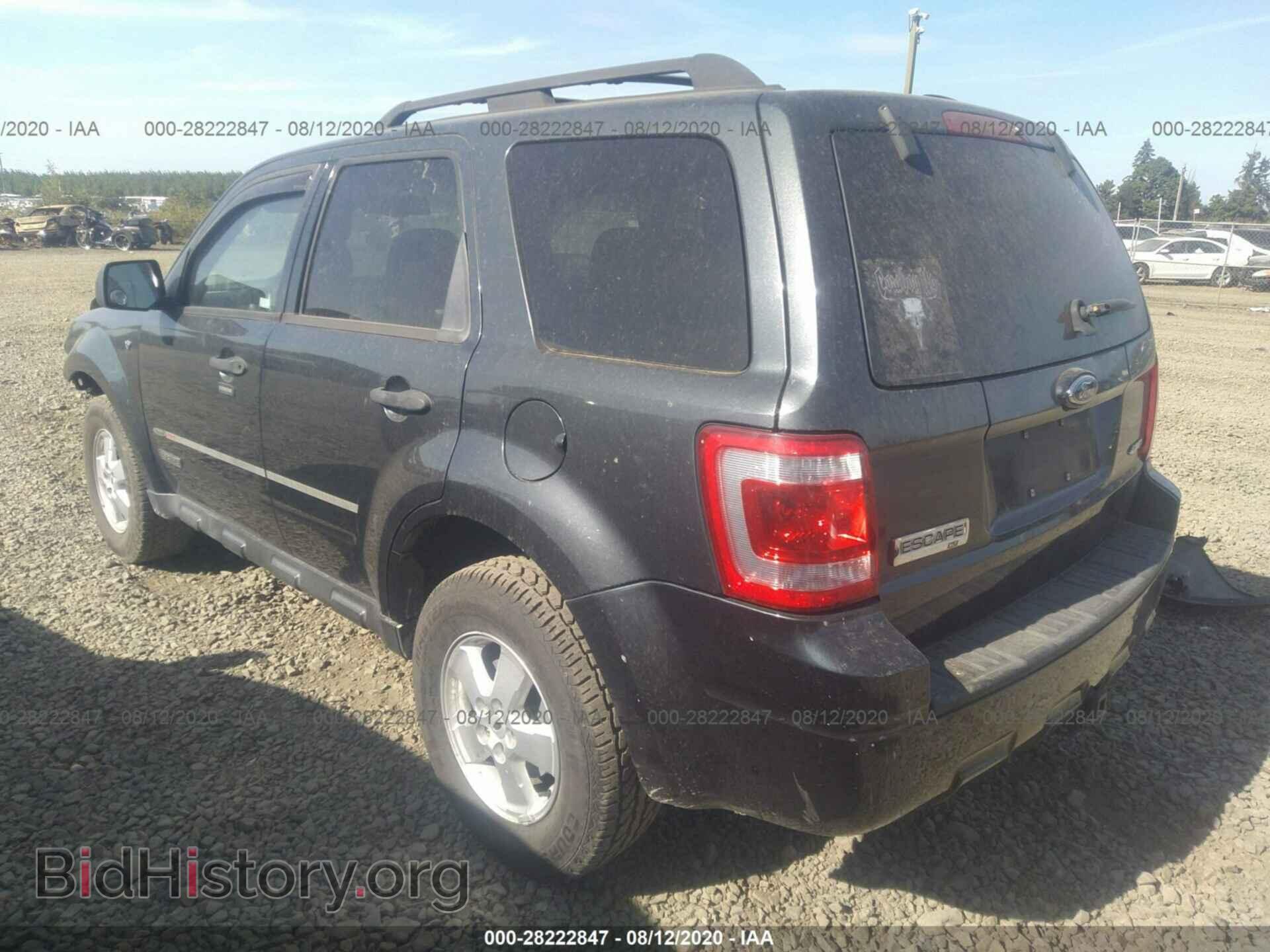 2008 FORD ESCAPE - VIN: 1FMCU93128KB51282 - Фото 3