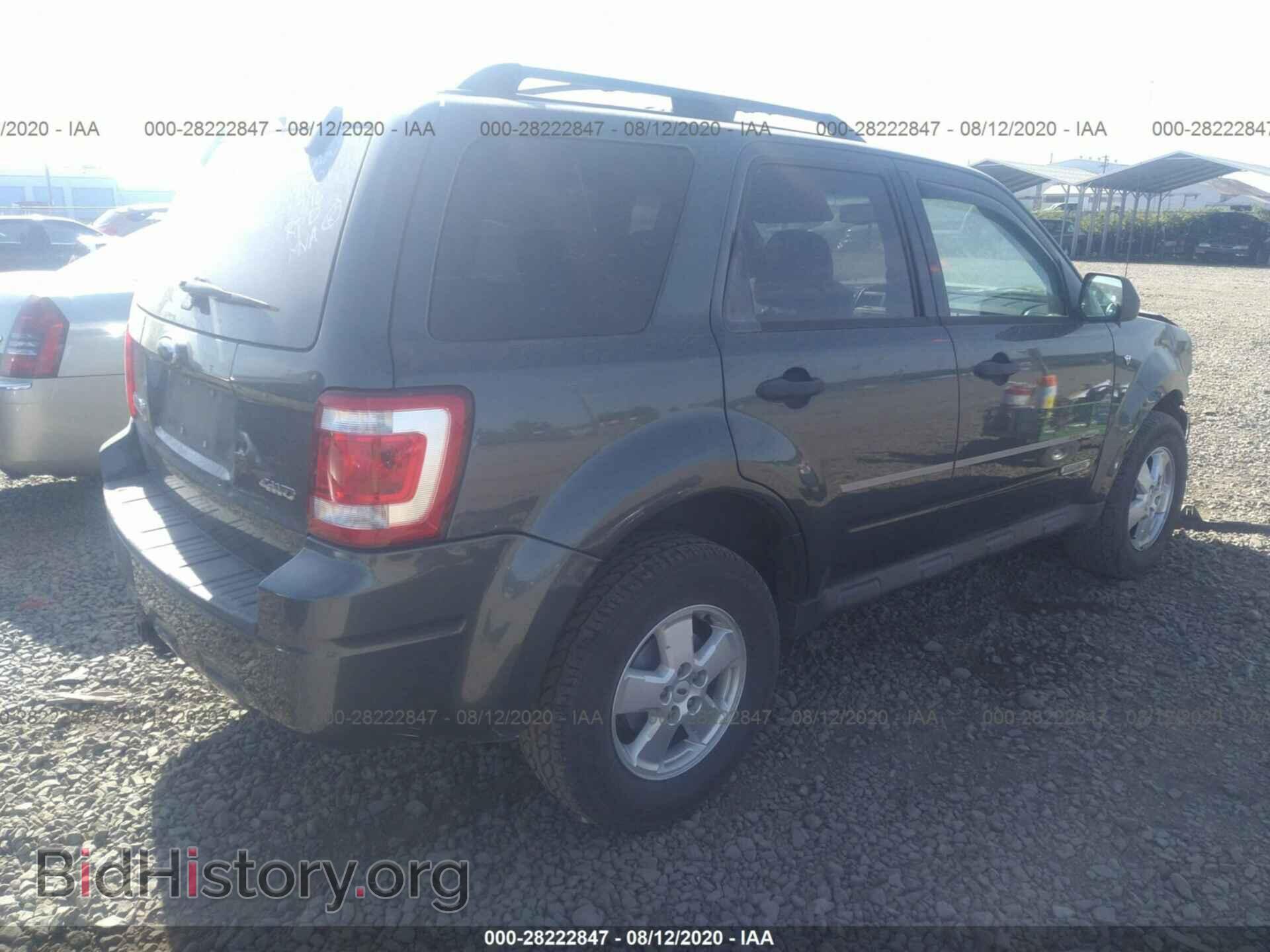2008 FORD ESCAPE - VIN: 1FMCU93128KB51282 - Фото 4