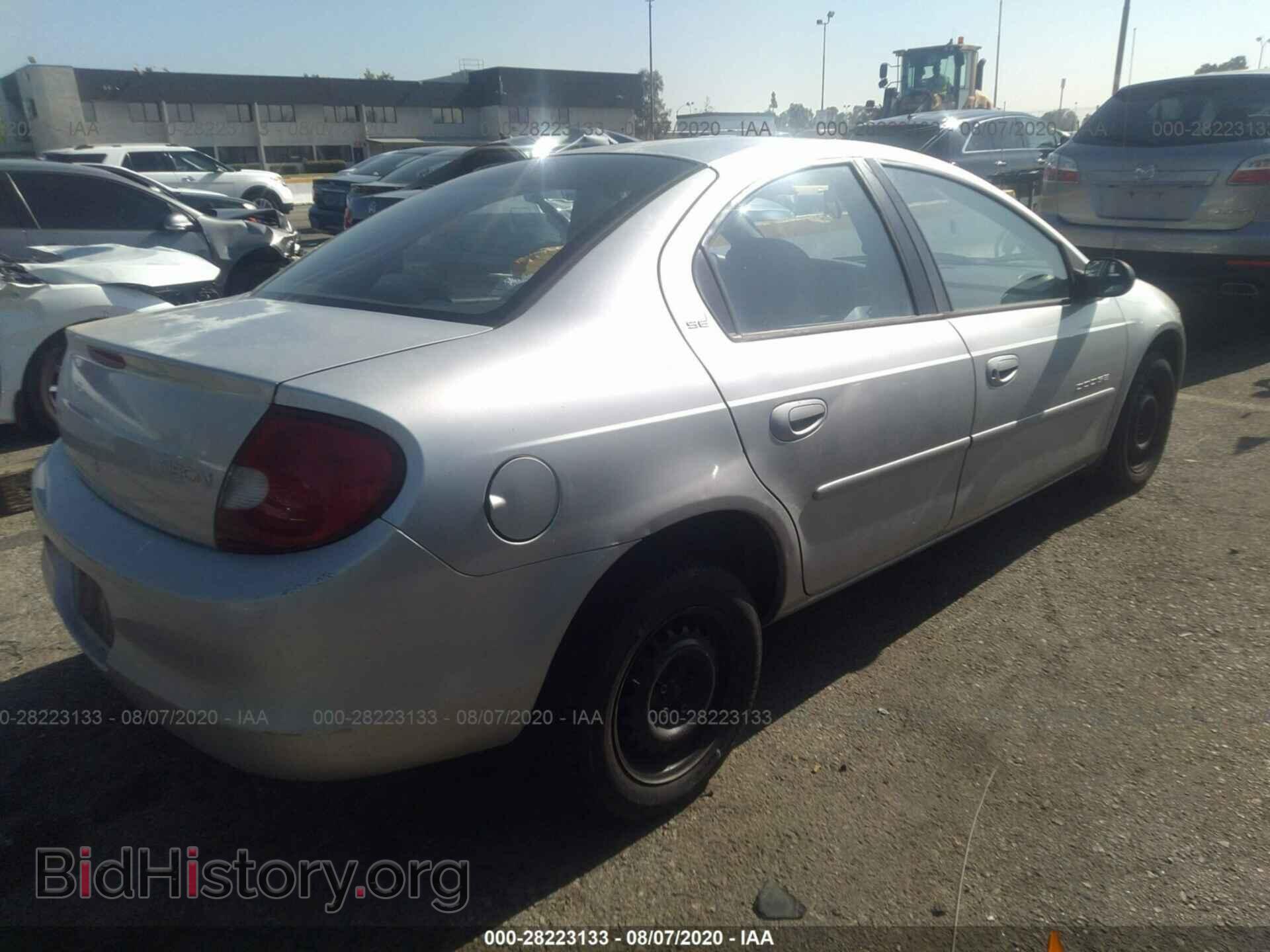 2001 DODGE NEON - VIN: 1B3ES46C51D245249 - Фото 4