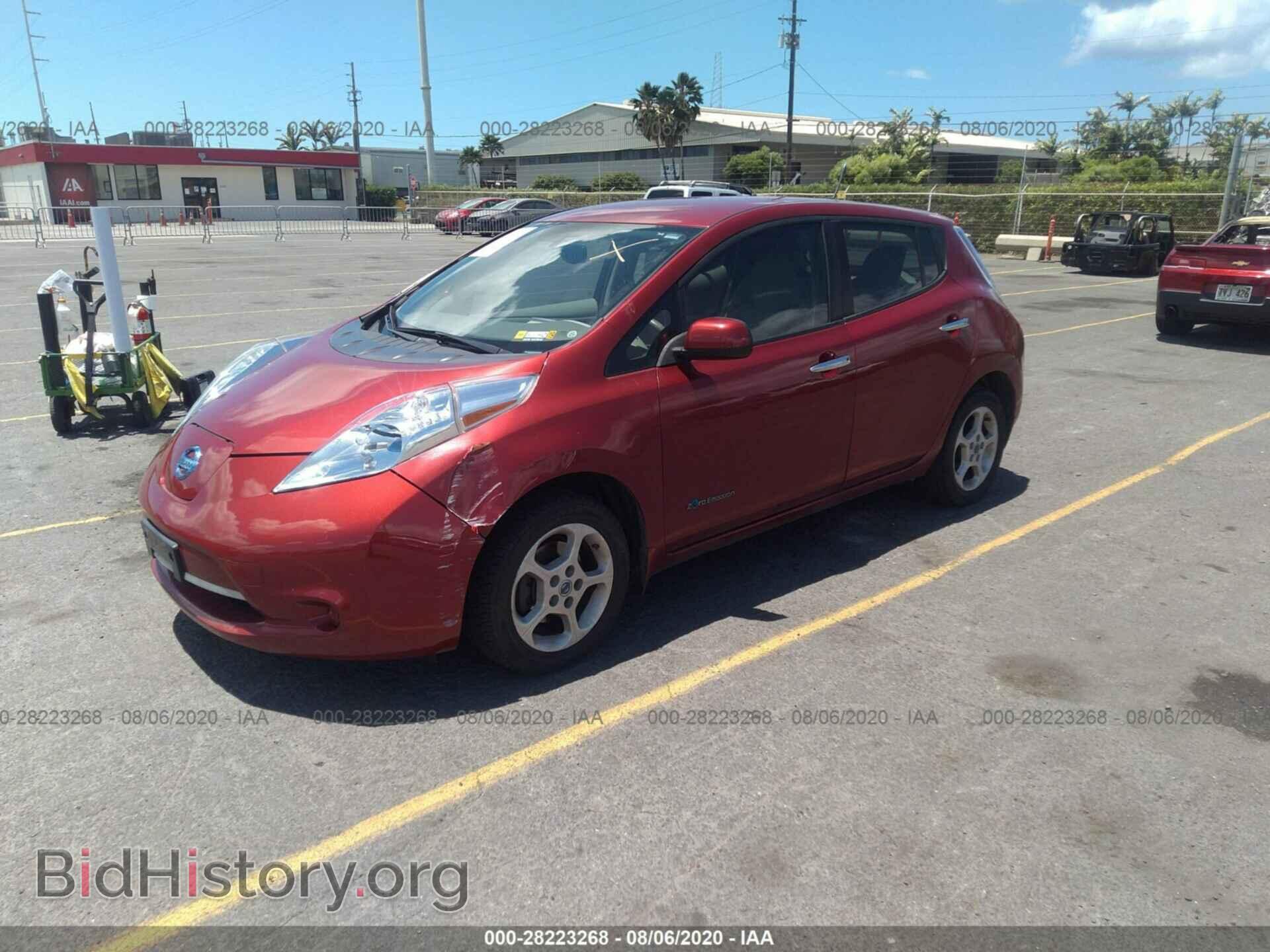 2013 NISSAN LEAF - VIN: 1N4AZ0CP4DC403234 - Фото 2
