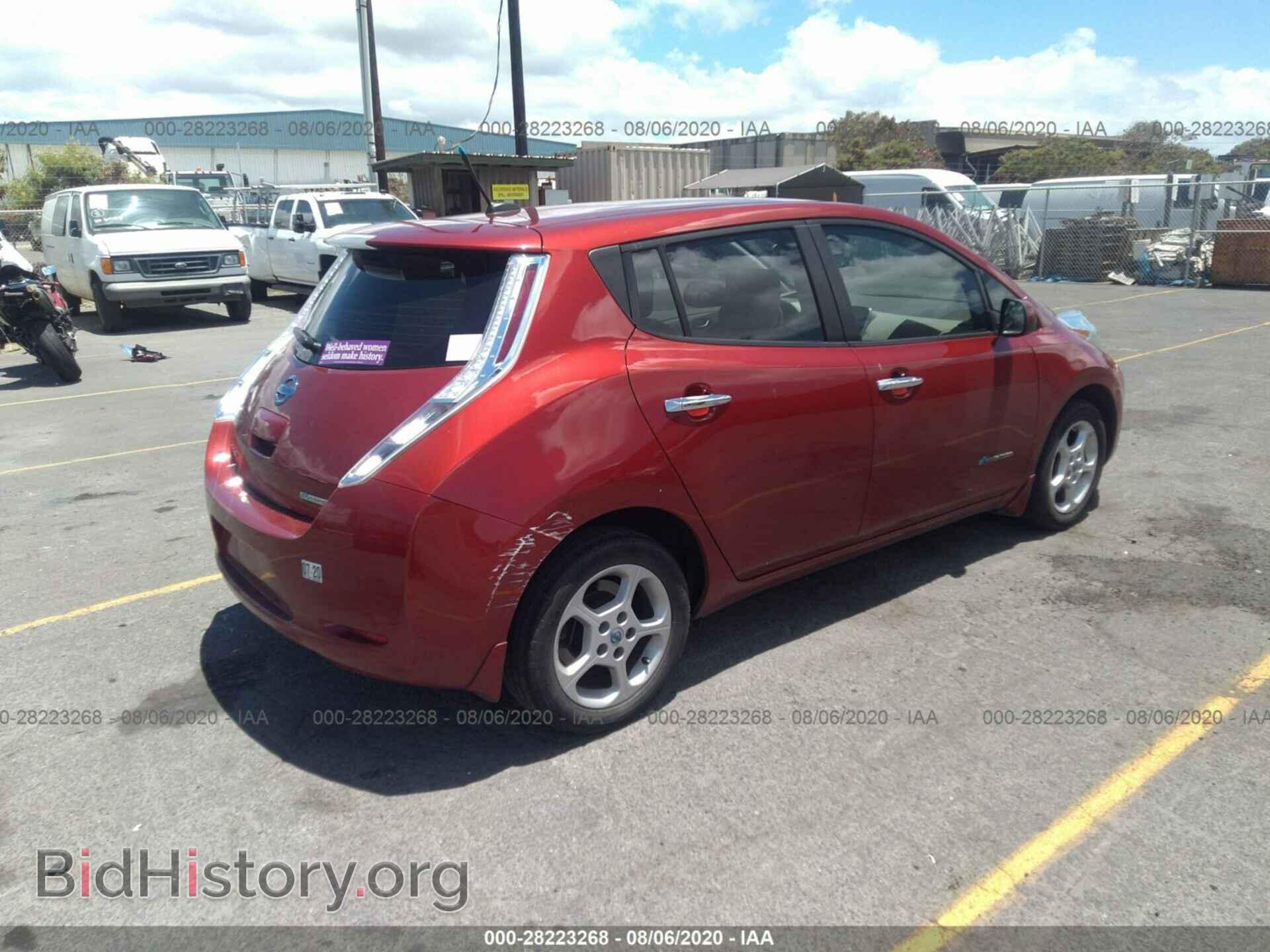 2013 NISSAN LEAF - VIN: 1N4AZ0CP4DC403234 - Фото 4