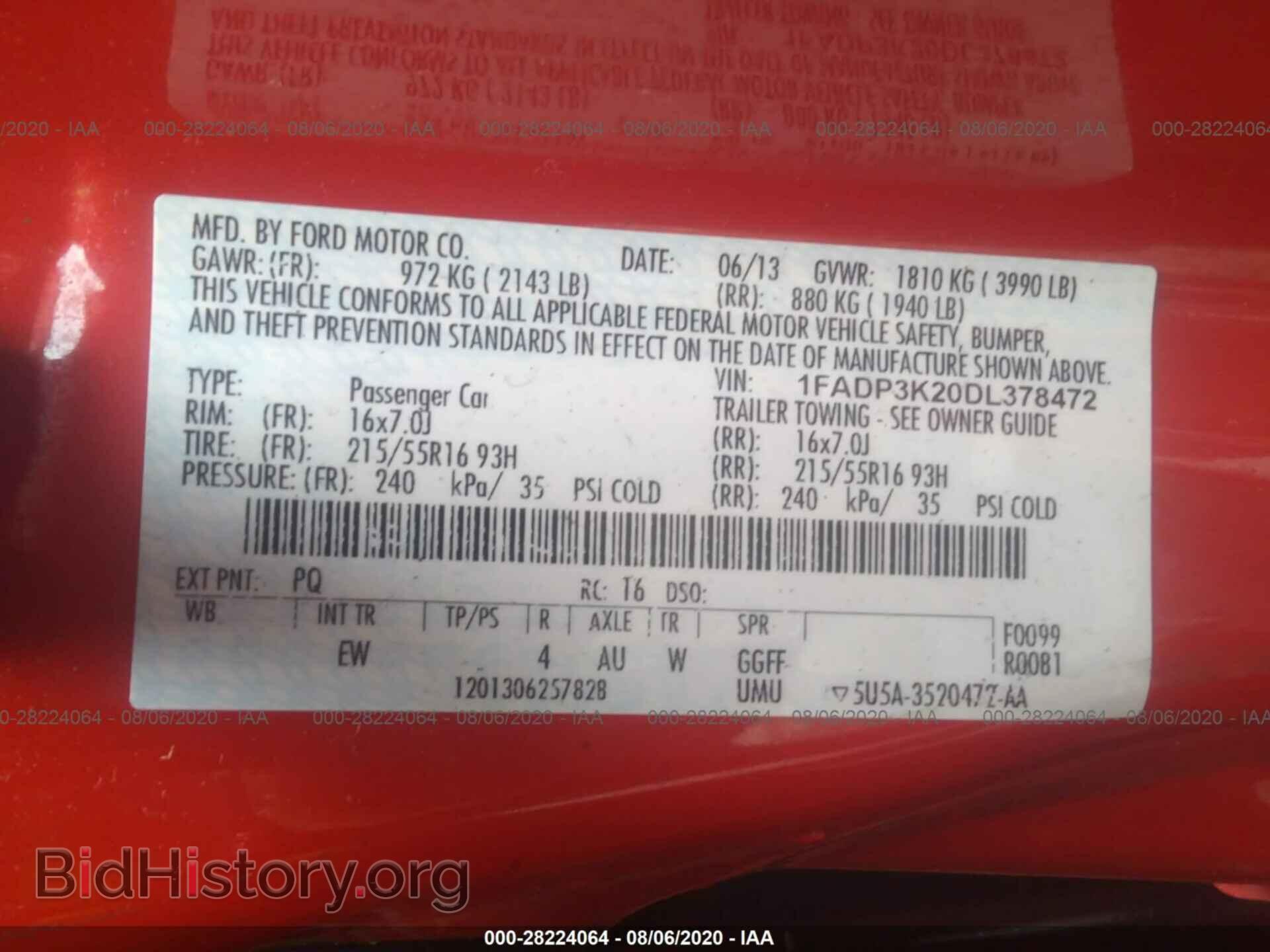 2013 FORD FOCUS - VIN: 1FADP3K20DL378472 - Photo 9