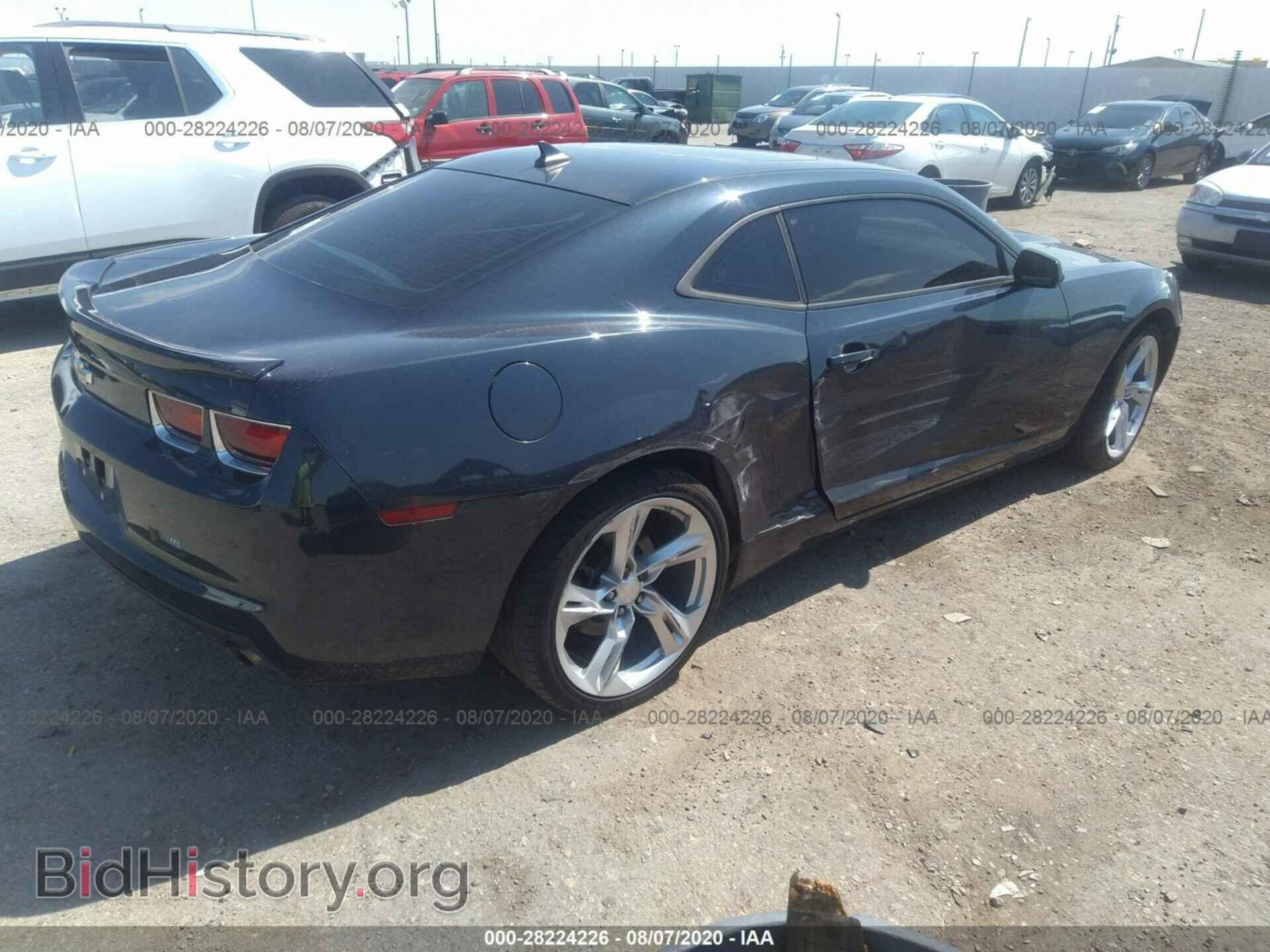 2013 CHEVROLET CAMARO - VIN: 2G1FB1E36D9152107 - Фото 4