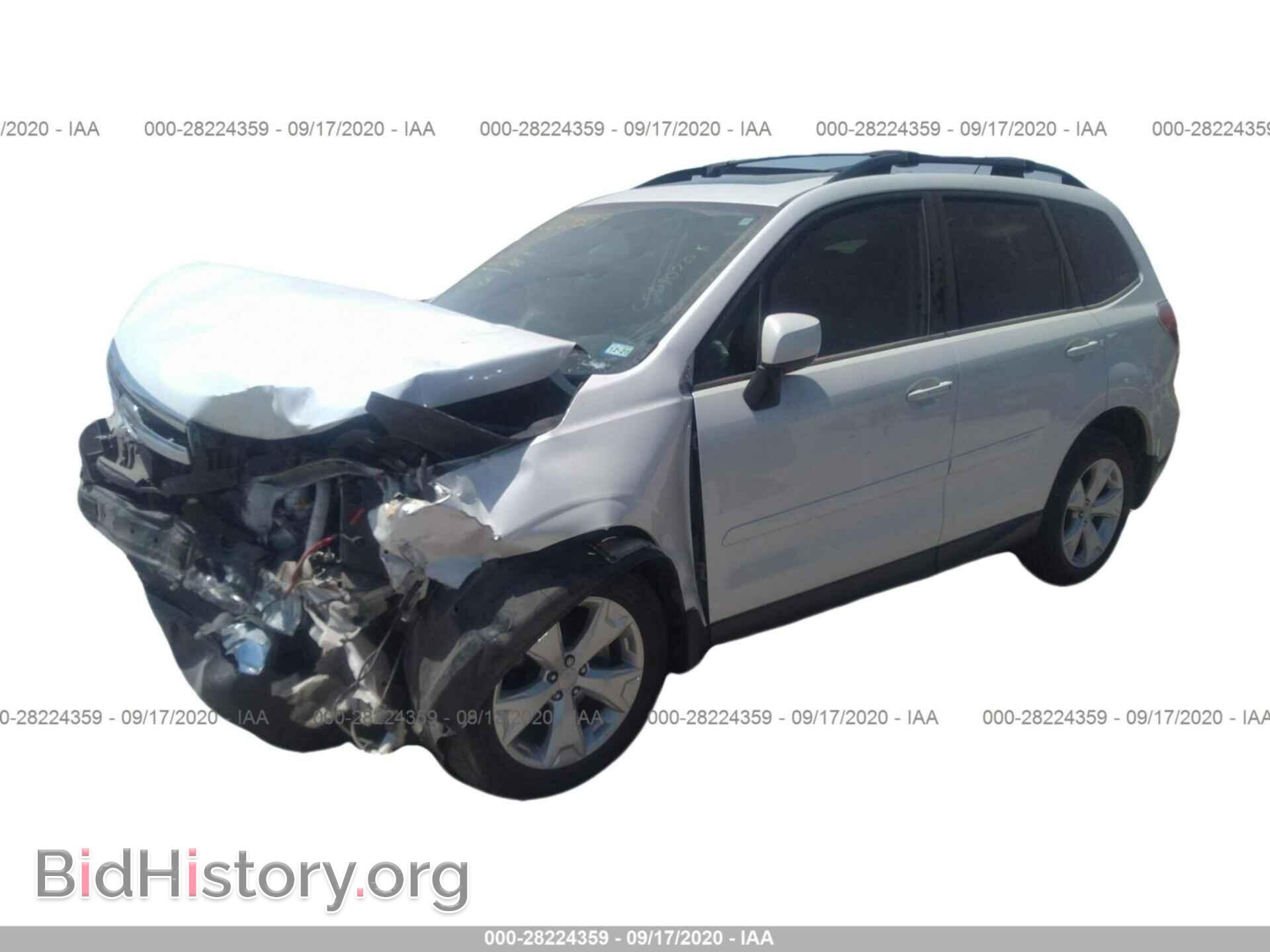 2014 SUBARU FORESTER - VIN: JF2SJAEC1EH556374 - Фото 2