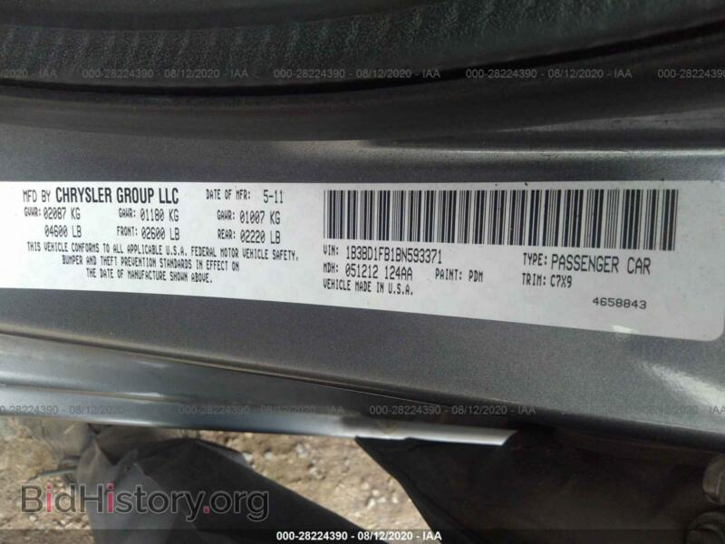 2011 Dodge AVENGER (VIN 1B3BD1FB1BN593371) — photo 9 of 11