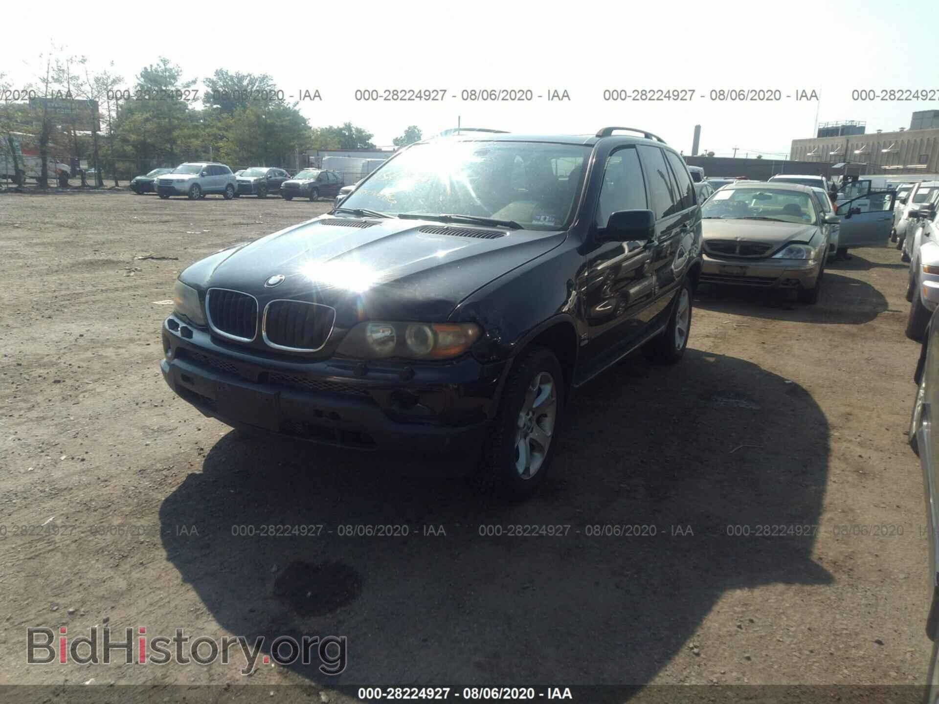 2005 BMW X5 - VIN: 5UXFA13505LY22144 - Фото 2