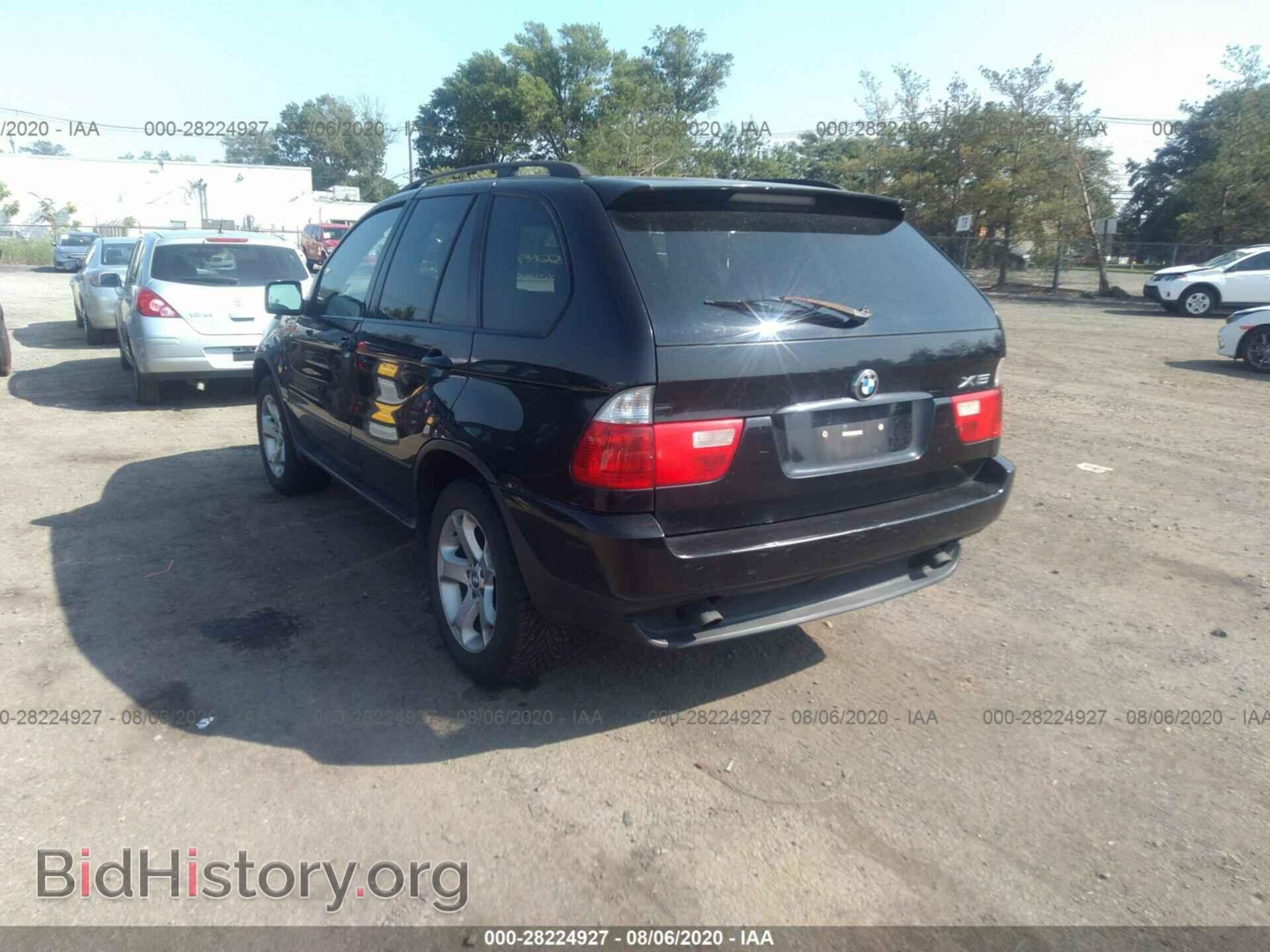 2005 BMW X5 - VIN: 5UXFA13505LY22144 - Фото 3