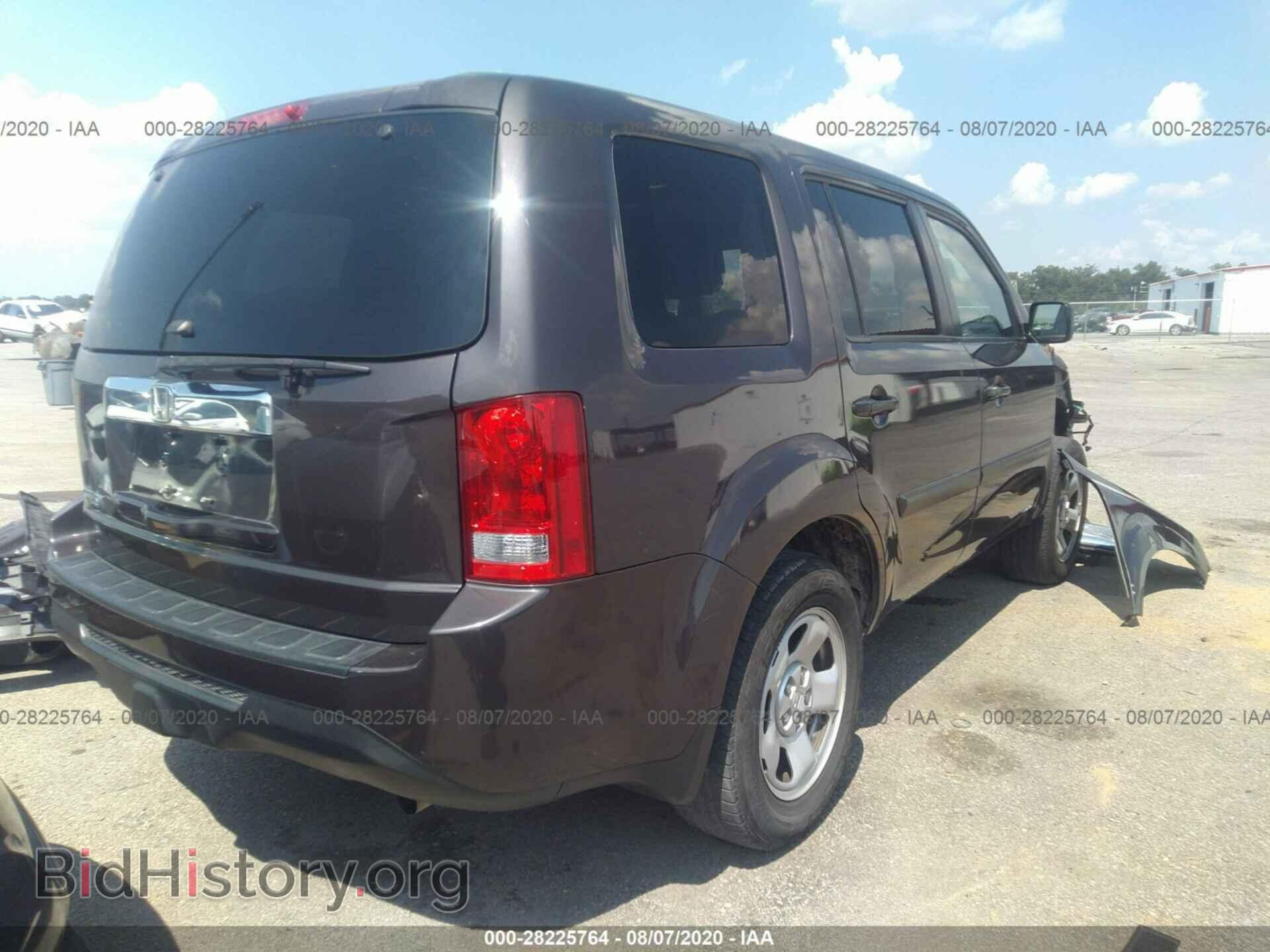2013 HONDA PILOT - VIN: 5FNYF3H26DB018728 - Фото 4
