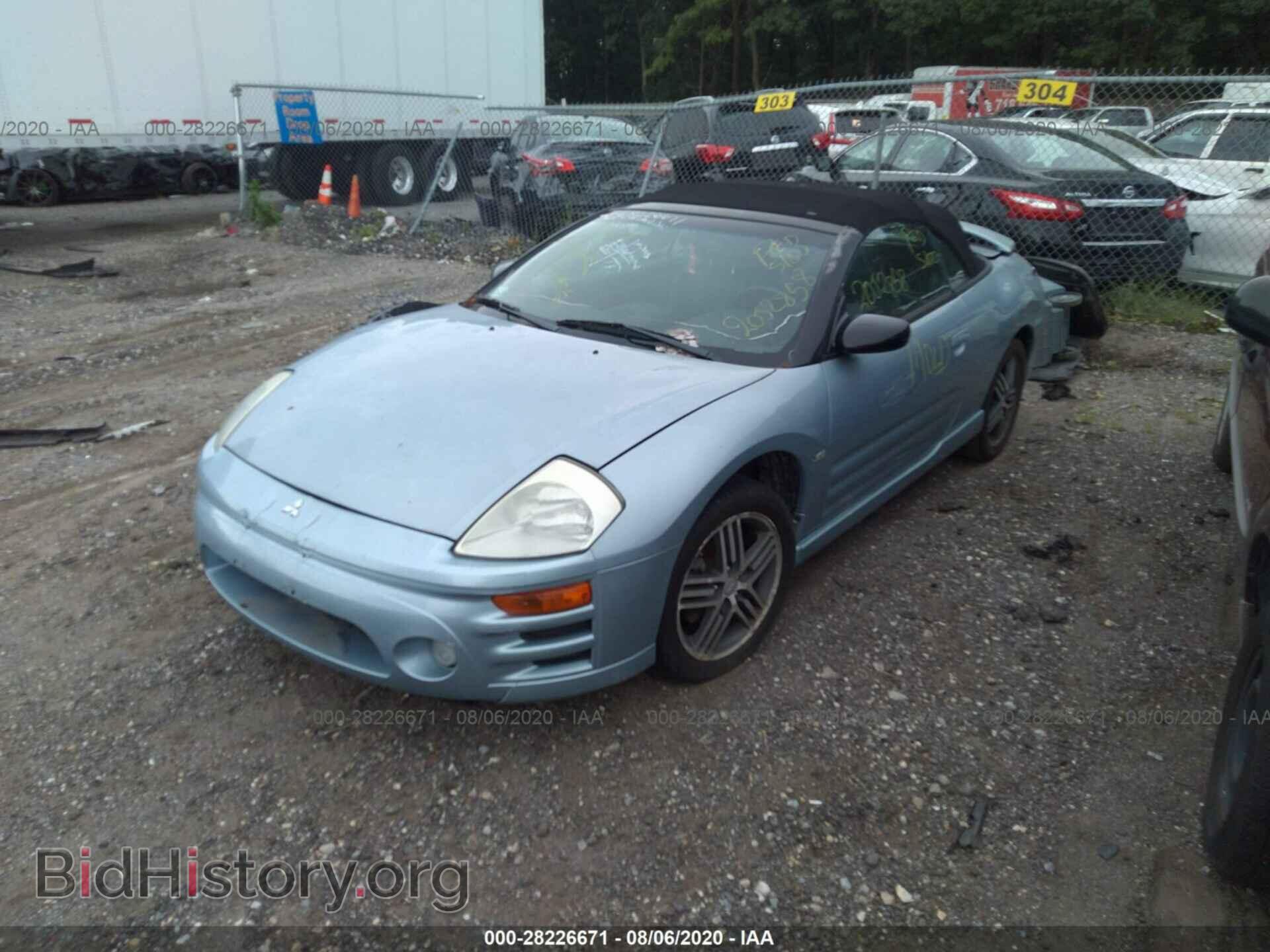 2004 MITSUBISHI ECLIPSE - VIN: 4A3AE75H24E030880 - Photo 2