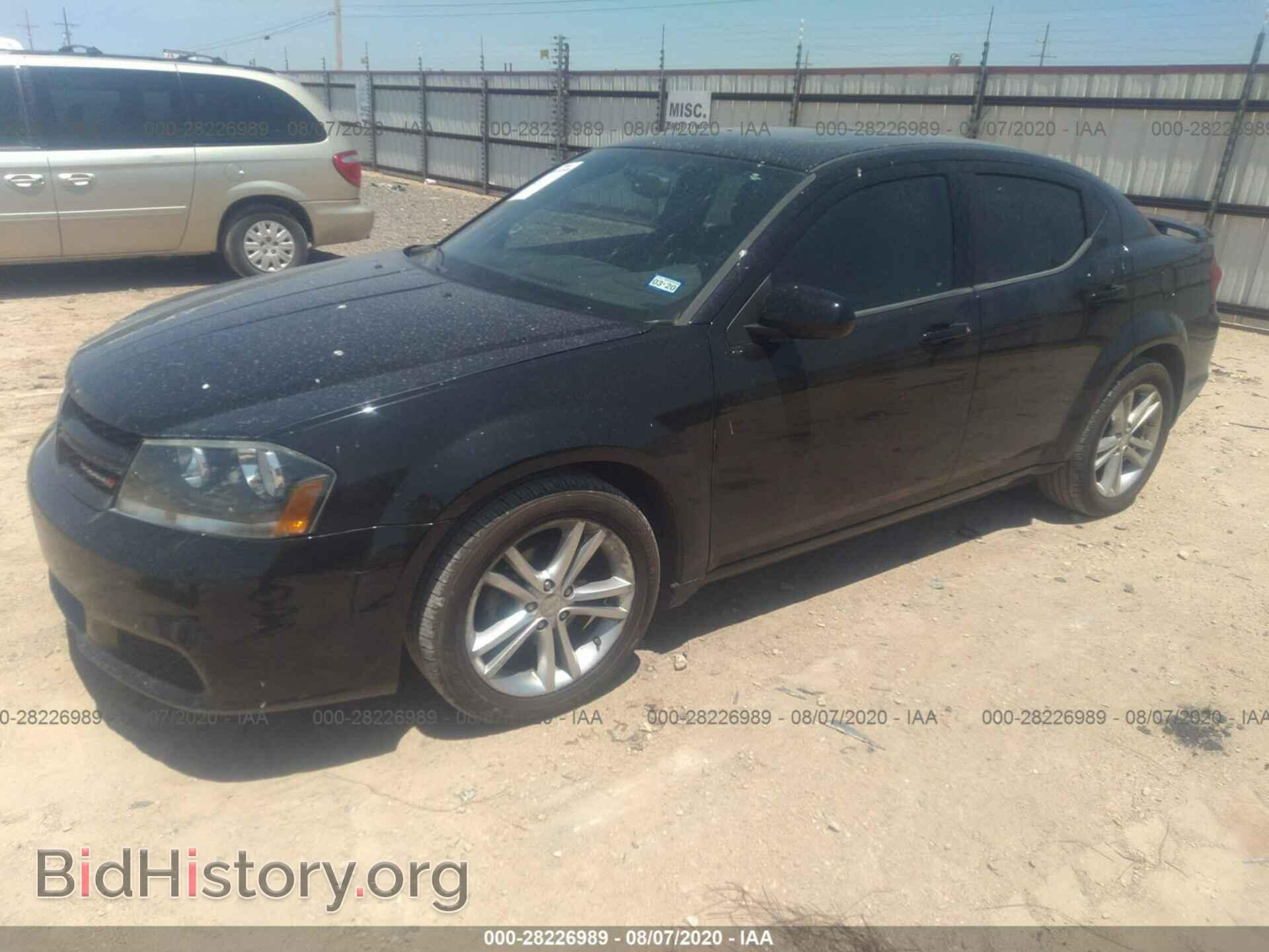 2013 DODGE AVENGER - VIN: 1C3CDZCB7DN684285 - Фото 2