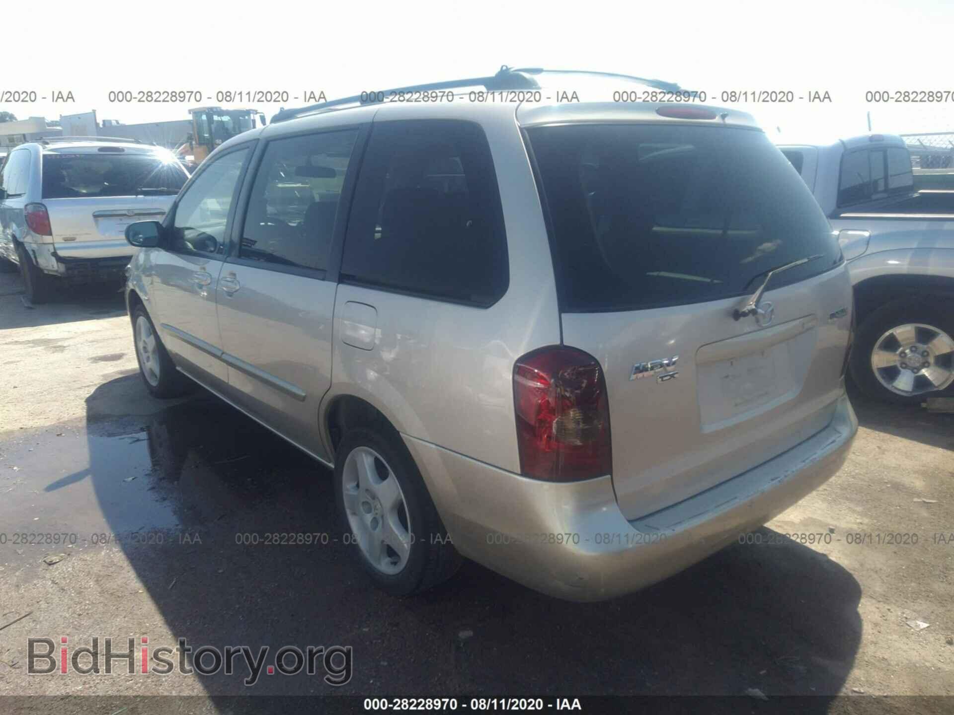 2002 MAZDA MPV - VIN: JM3LW28A820316213 - Фото 3