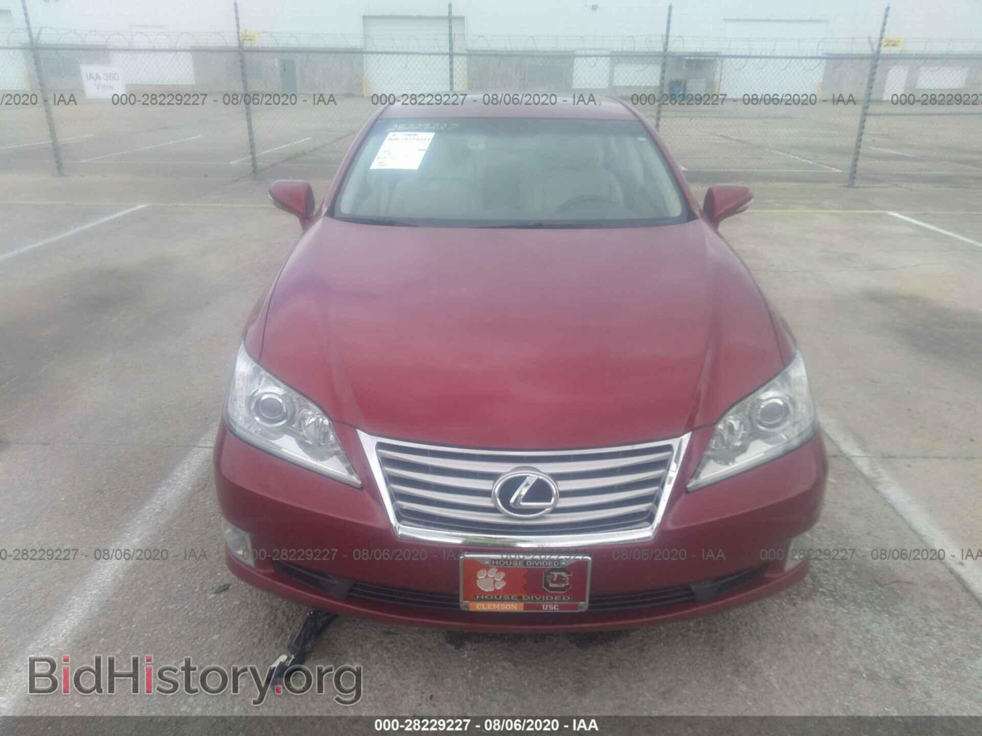2011 LEXUS ES 350 - VIN: JTHBK1EG6B2461367 - Фото 6