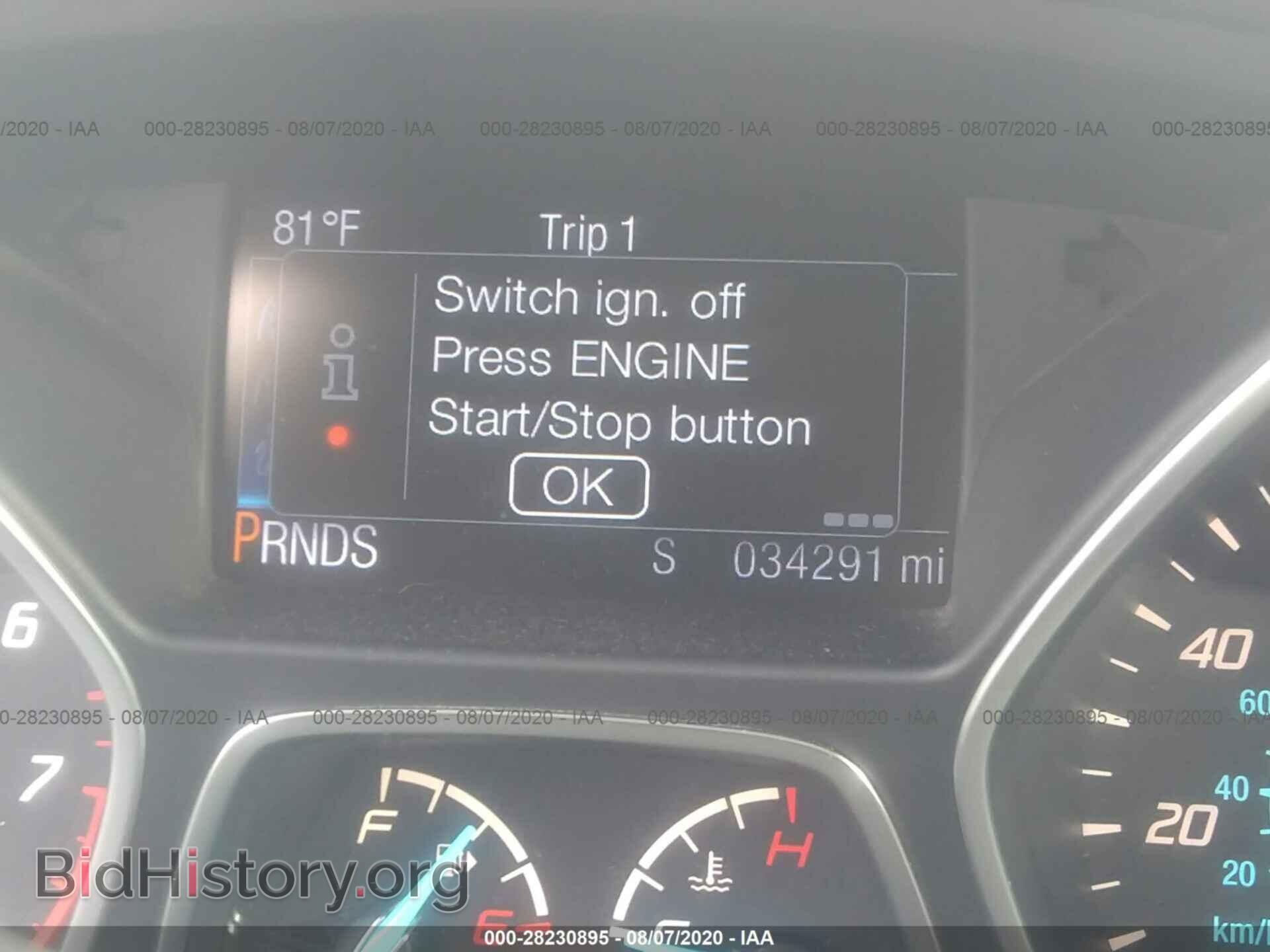 2014 FORD ESCAPE - VIN: 1FMCU0J90EUE45896 - Photo 7