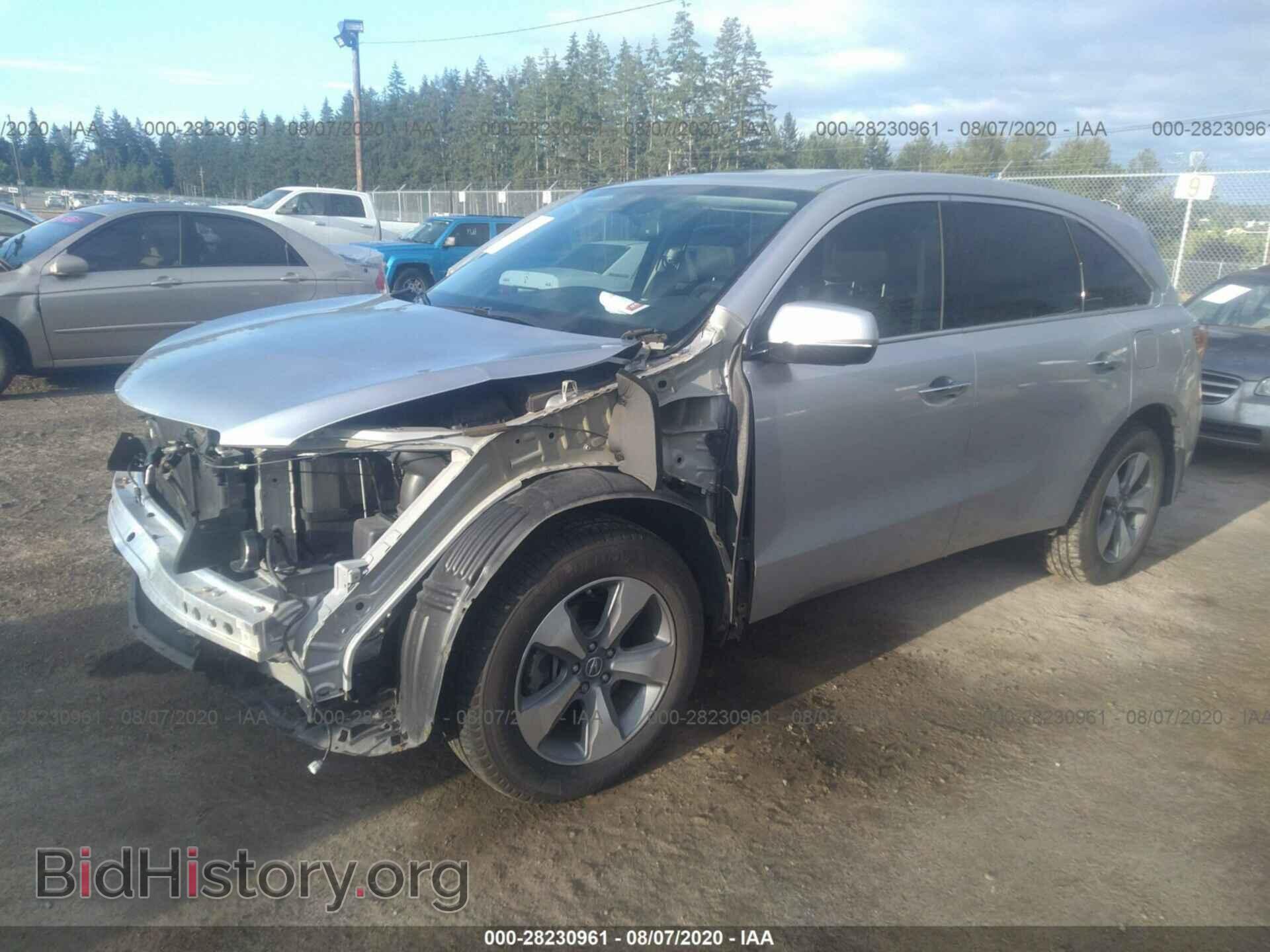 2014 ACURA MDX - VIN: 5FRYD4H22EB024182 - Фото 2