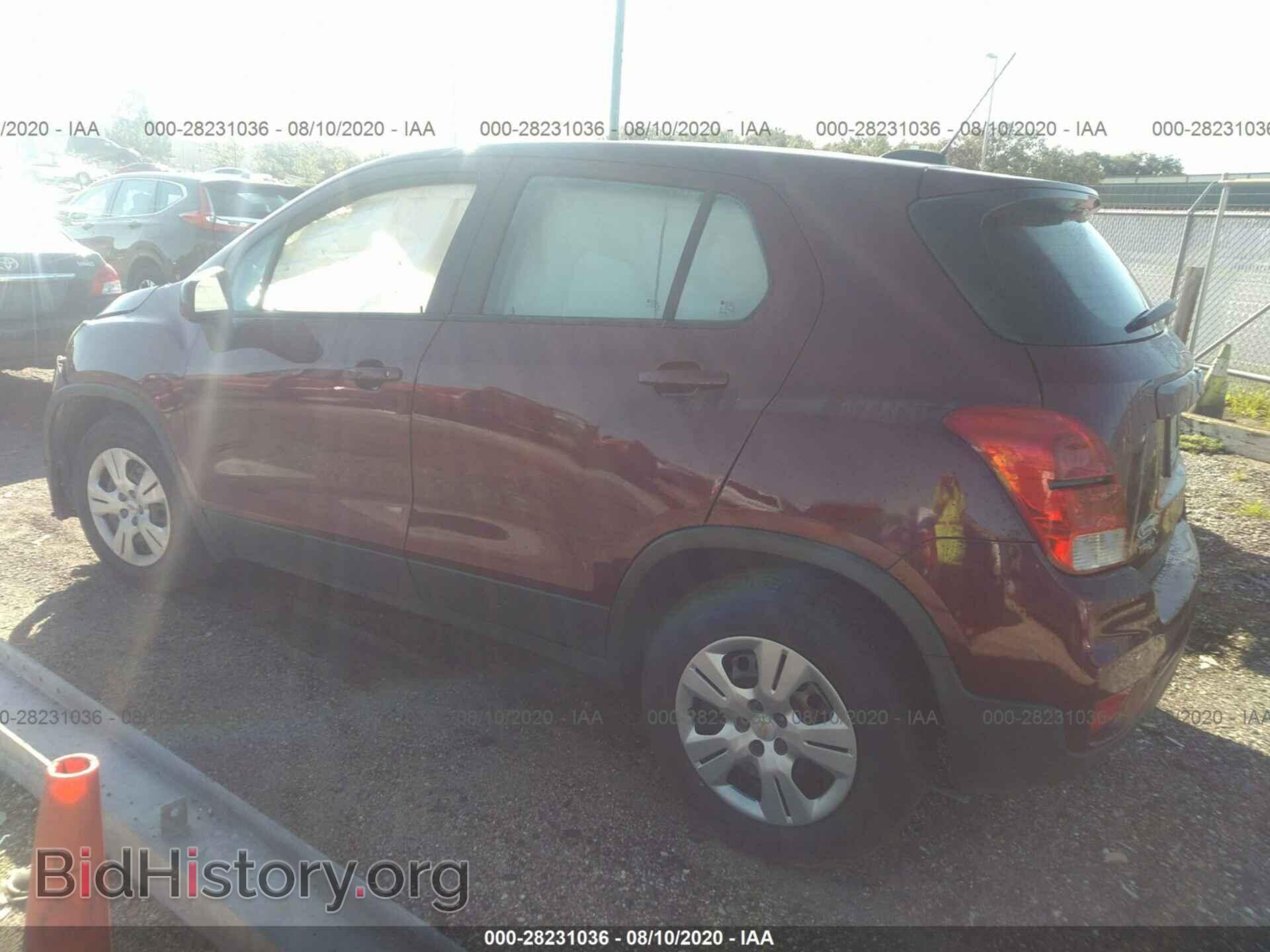 2017 CHEVROLET TRAX - VIN: 3GNCJKSB3HL193075 - Фото 3