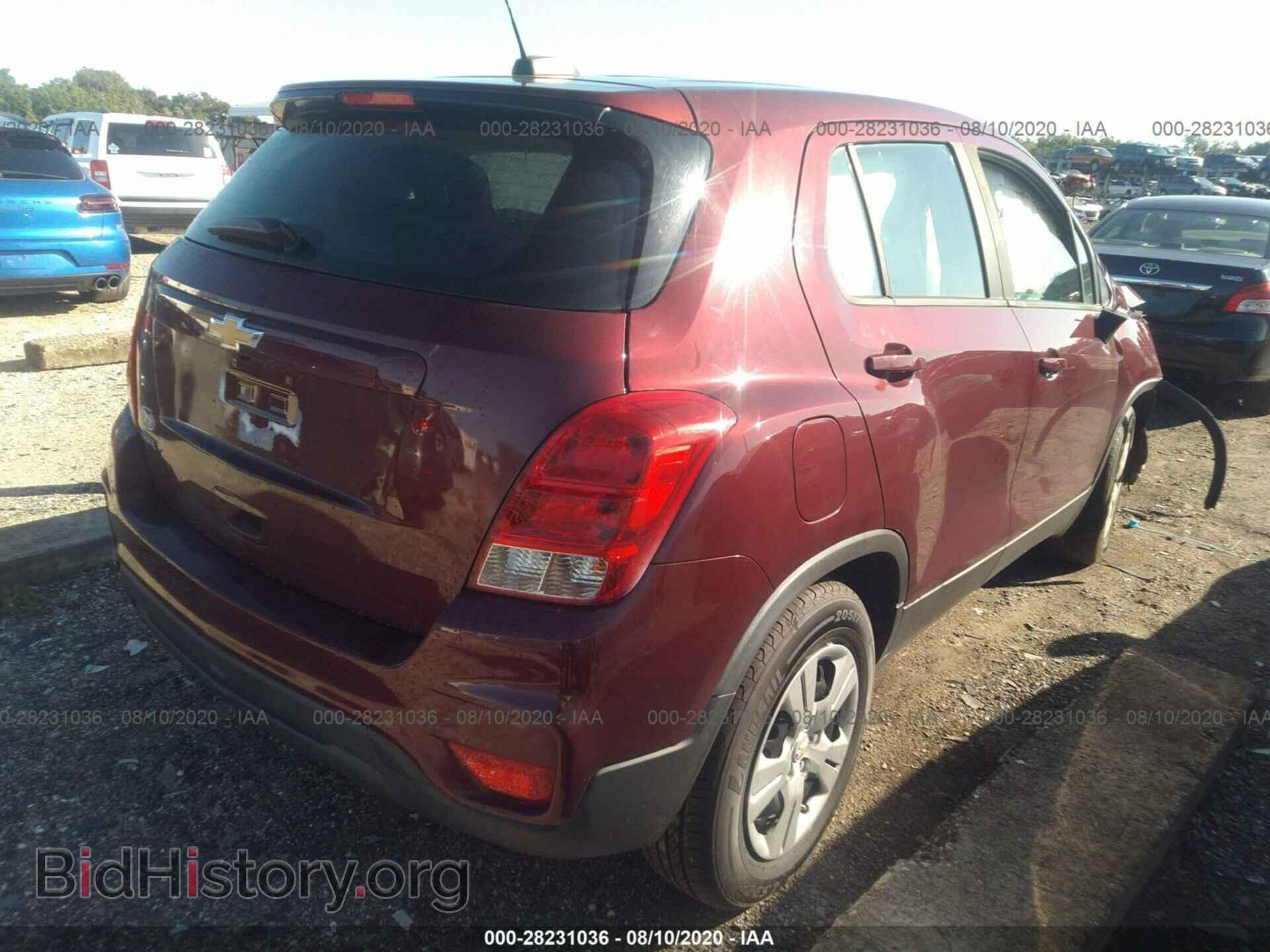 2017 CHEVROLET TRAX - VIN: 3GNCJKSB3HL193075 - Фото 4