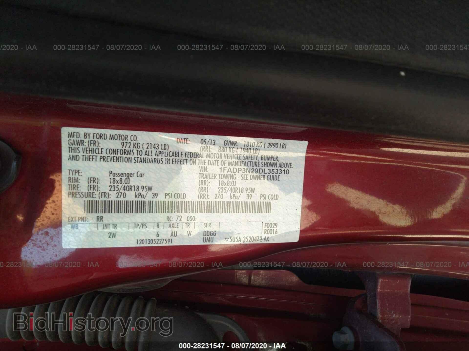 2013 FORD FOCUS - VIN: 1FADP3N29DL353310 - Photo 9