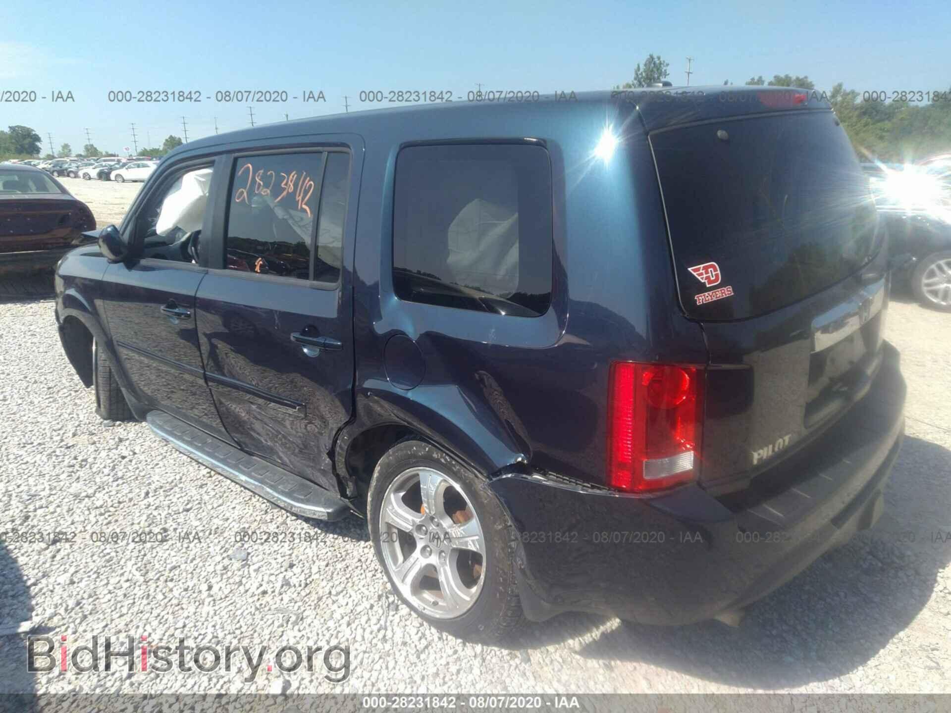 2012 HONDA PILOT - VIN: 5FNYF4H78CB050614 - Фото 3