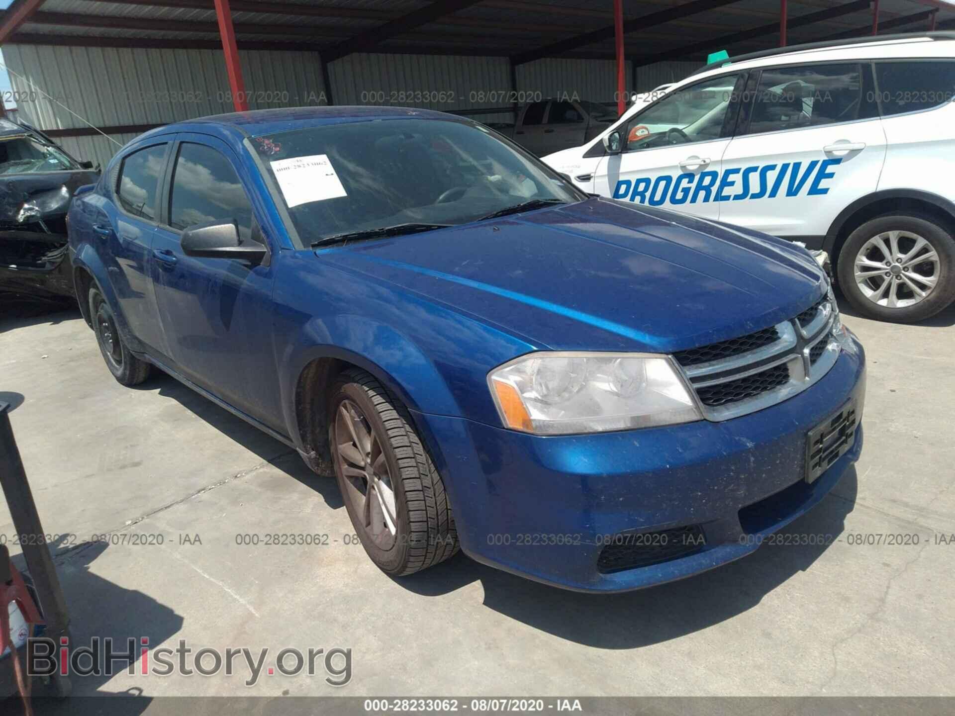 Photo 1C3CDZAGXCN314347 - DODGE AVENGER 2012