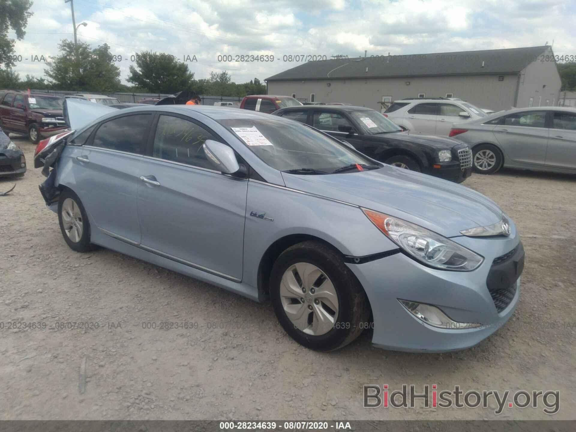 Photo KMHEC4A48DA088961 - HYUNDAI SONATA HYBRID 2013