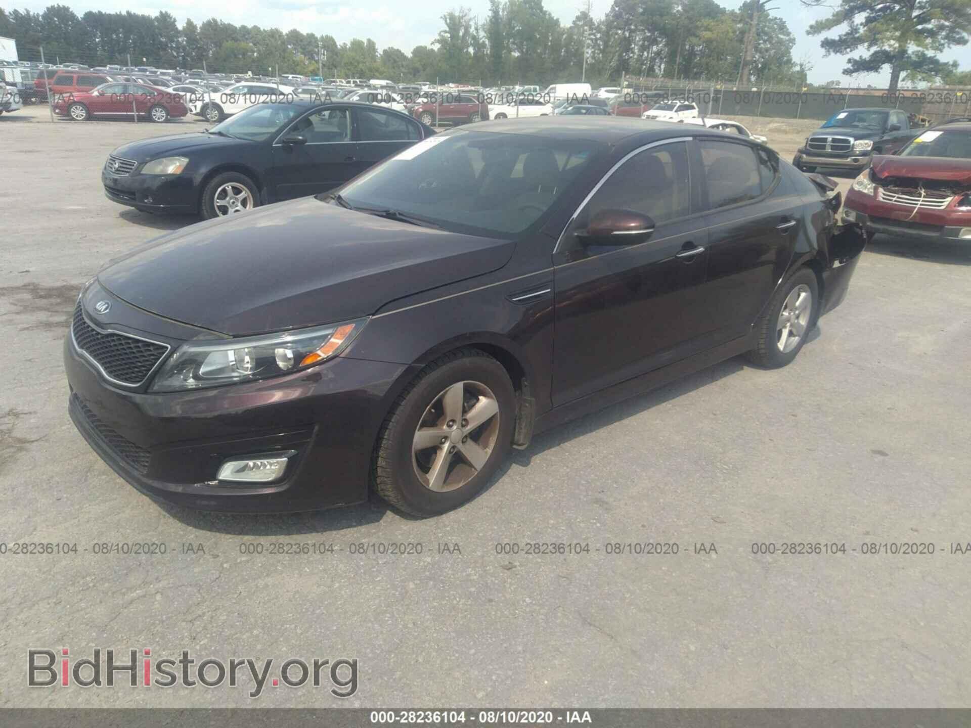 2014 KIA OPTIMA - VIN: 5XXGM4A70EG342320 - Фото 2