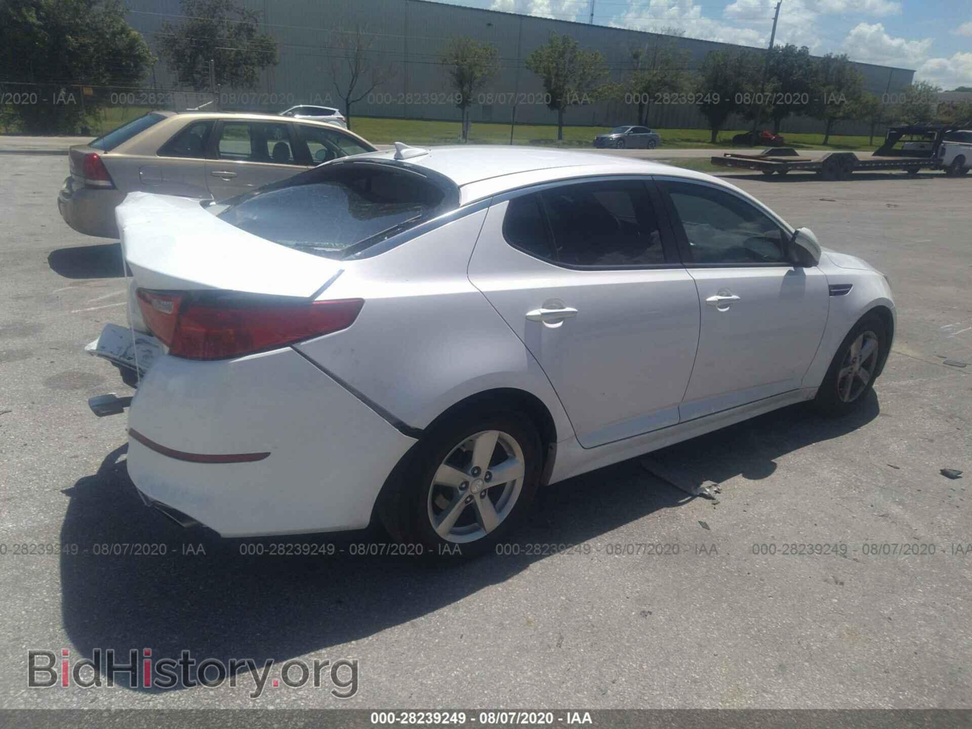 2015 KIA OPTIMA - VIN: KNAGM4A76F5639398 - Фото 4