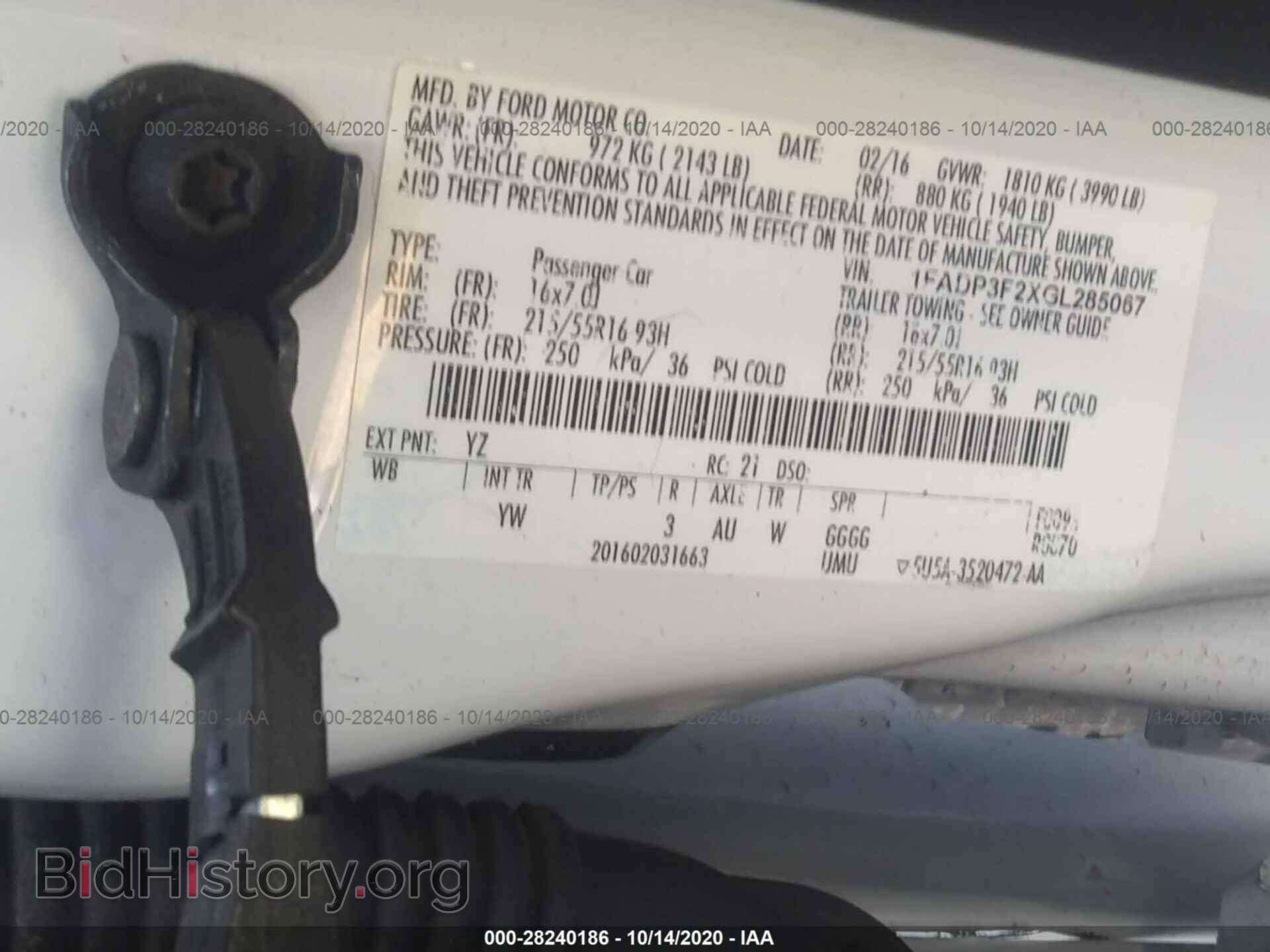 2016 FORD FOCUS - VIN: 1FADP3F2XGL285067 - Photo 9
