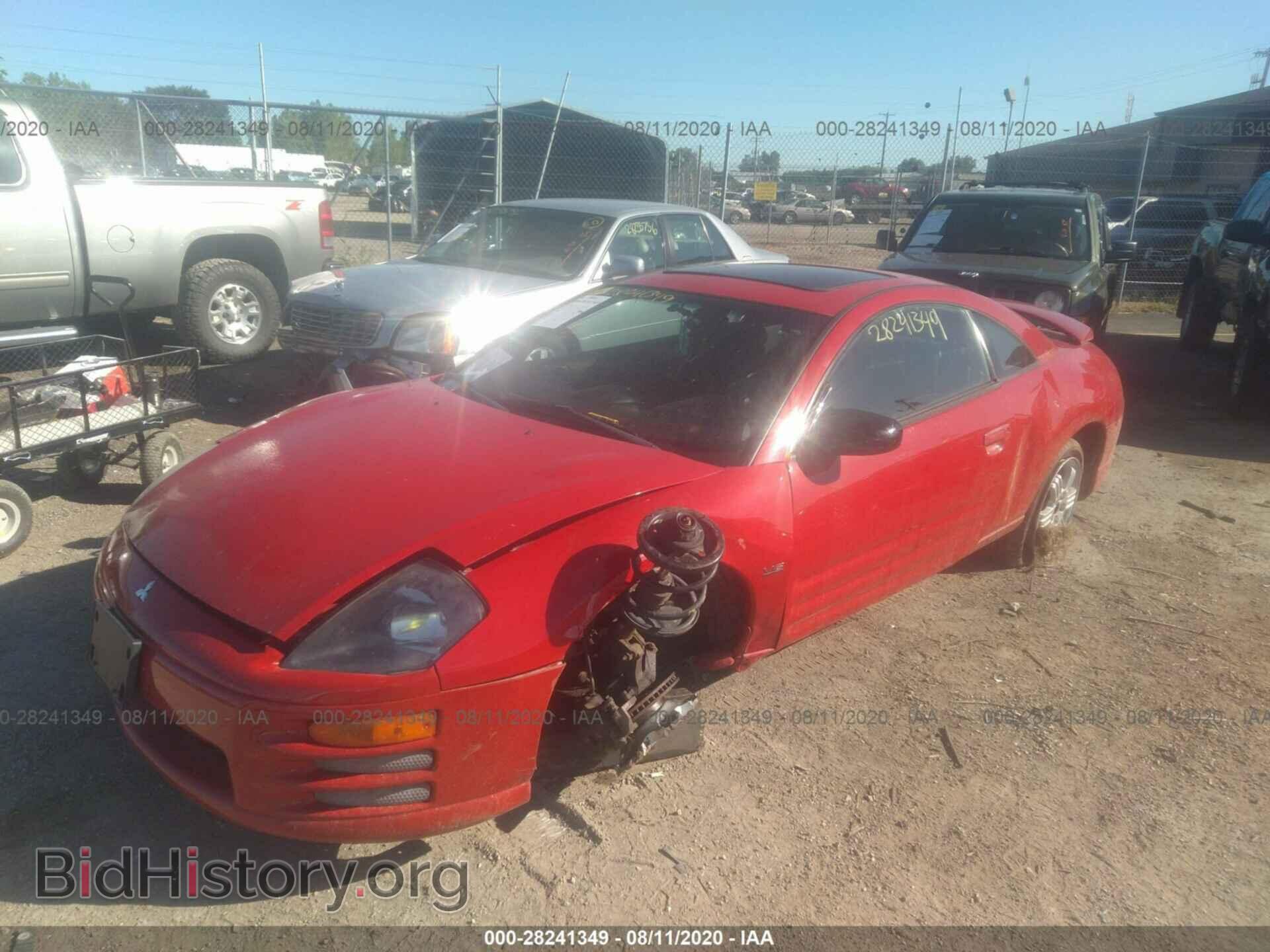 2002 MITSUBISHI ECLIPSE - VIN: 4A3AC84H32E029506 - Фото 2