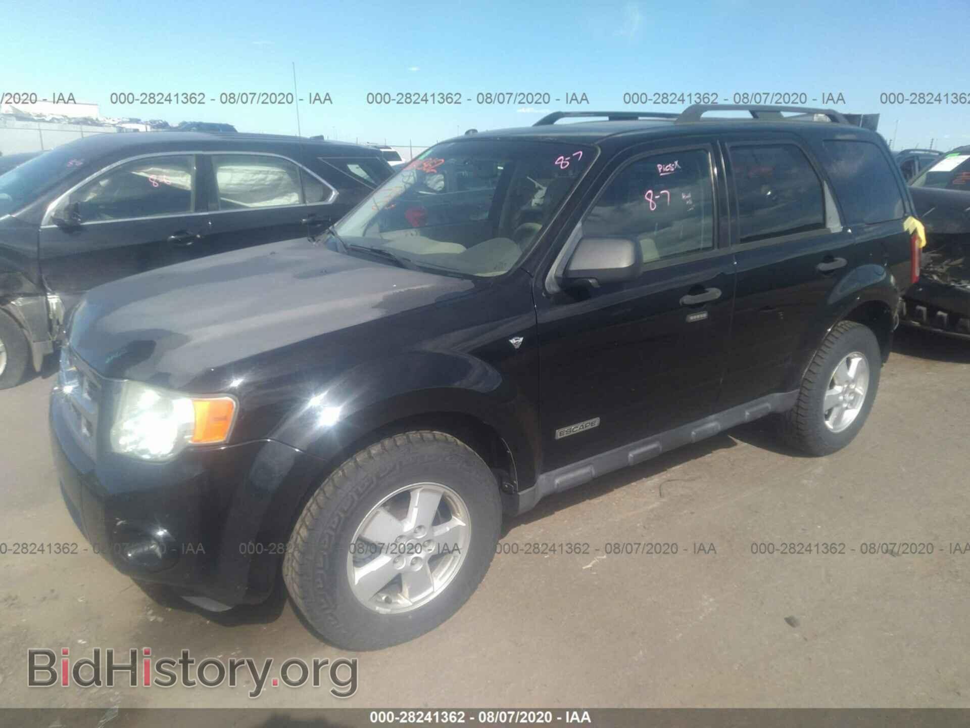 2008 FORD ESCAPE - VIN: 1FMCU93178KD75406 - Фото 2