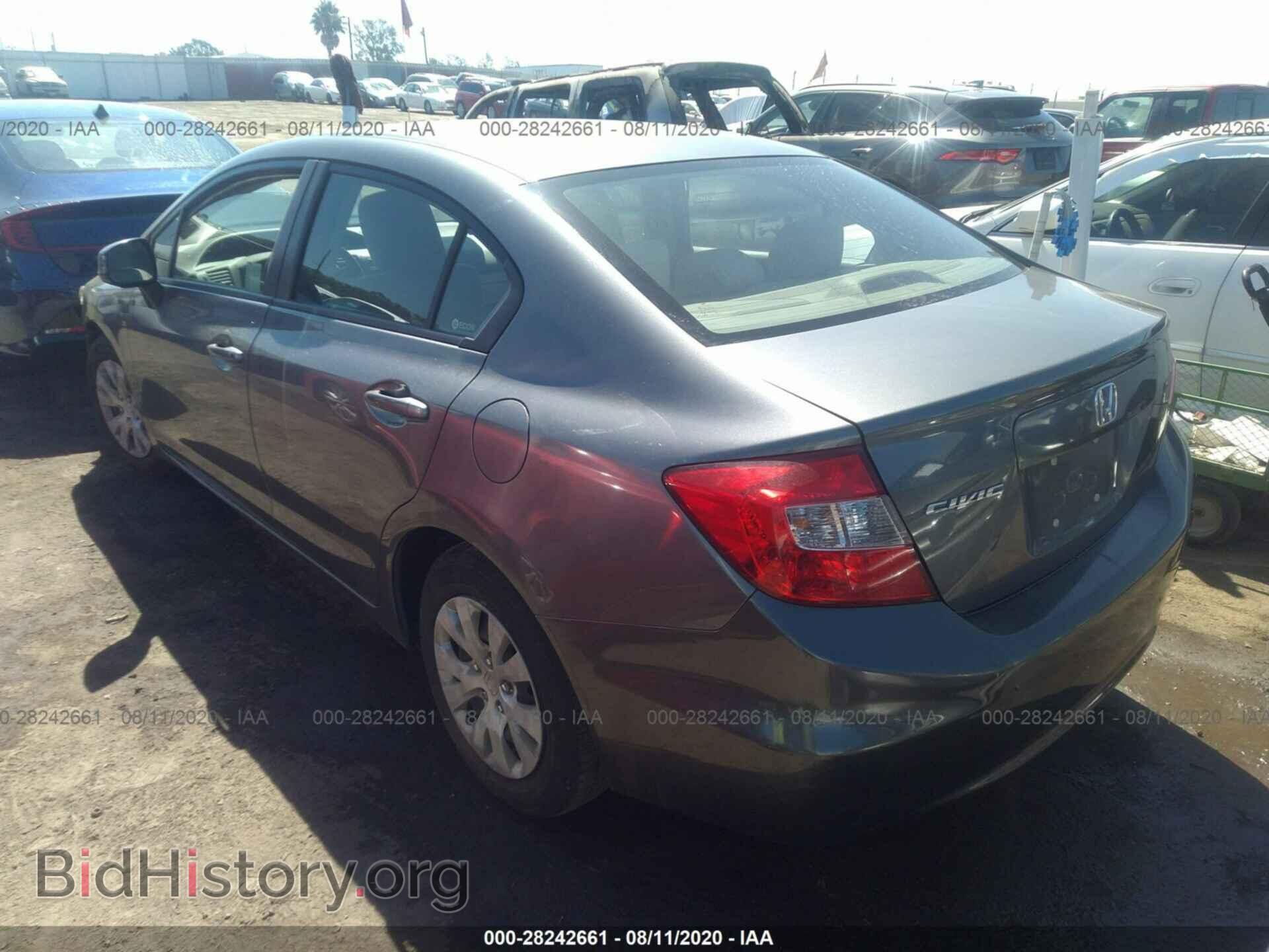 2012 HONDA CIVIC SDN - VIN: JHMFB2F57CS005349 - Фото 3