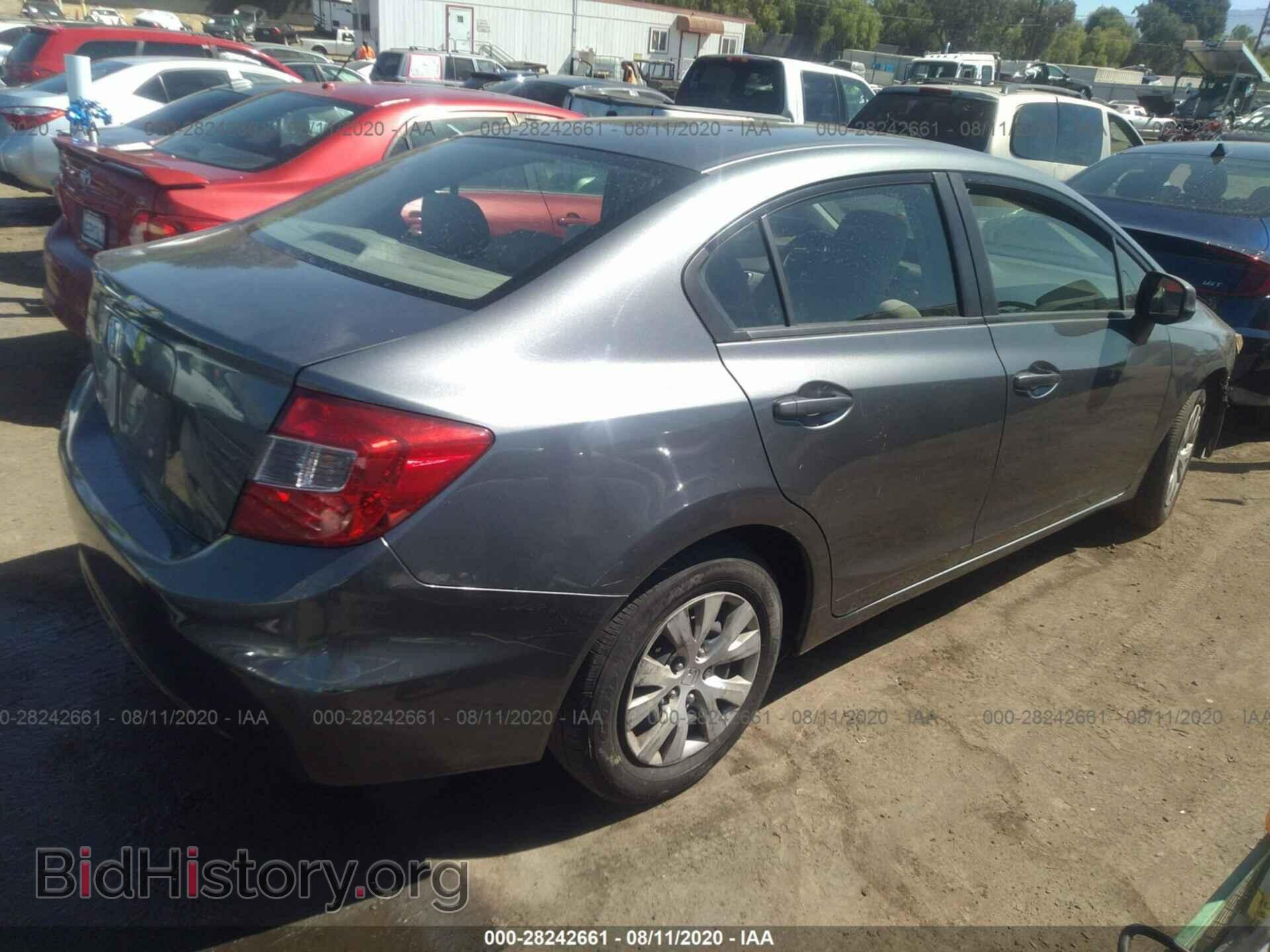2012 HONDA CIVIC SDN - VIN: JHMFB2F57CS005349 - Фото 4