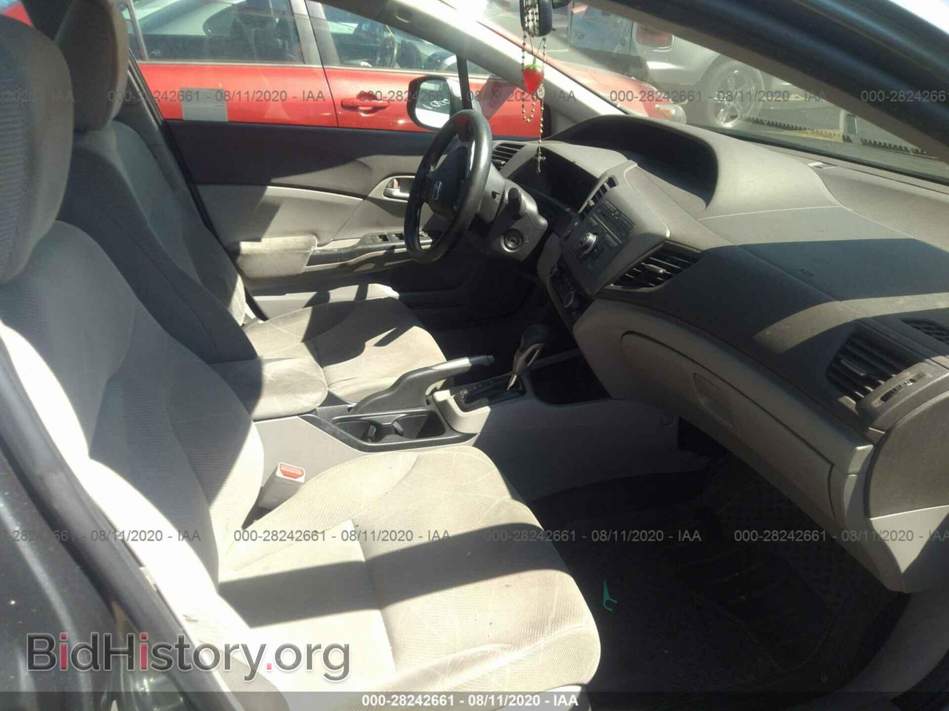 2012 HONDA CIVIC SDN - VIN: JHMFB2F57CS005349 - Фото 5