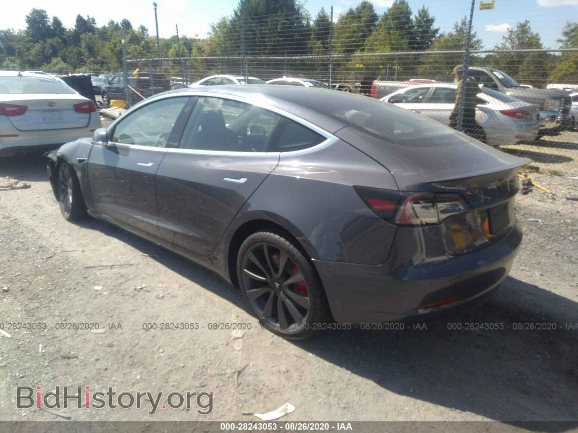 2020 TESLA MODEL 3 - VIN: 5YJ3E1EC1LF736166 - Фото 3