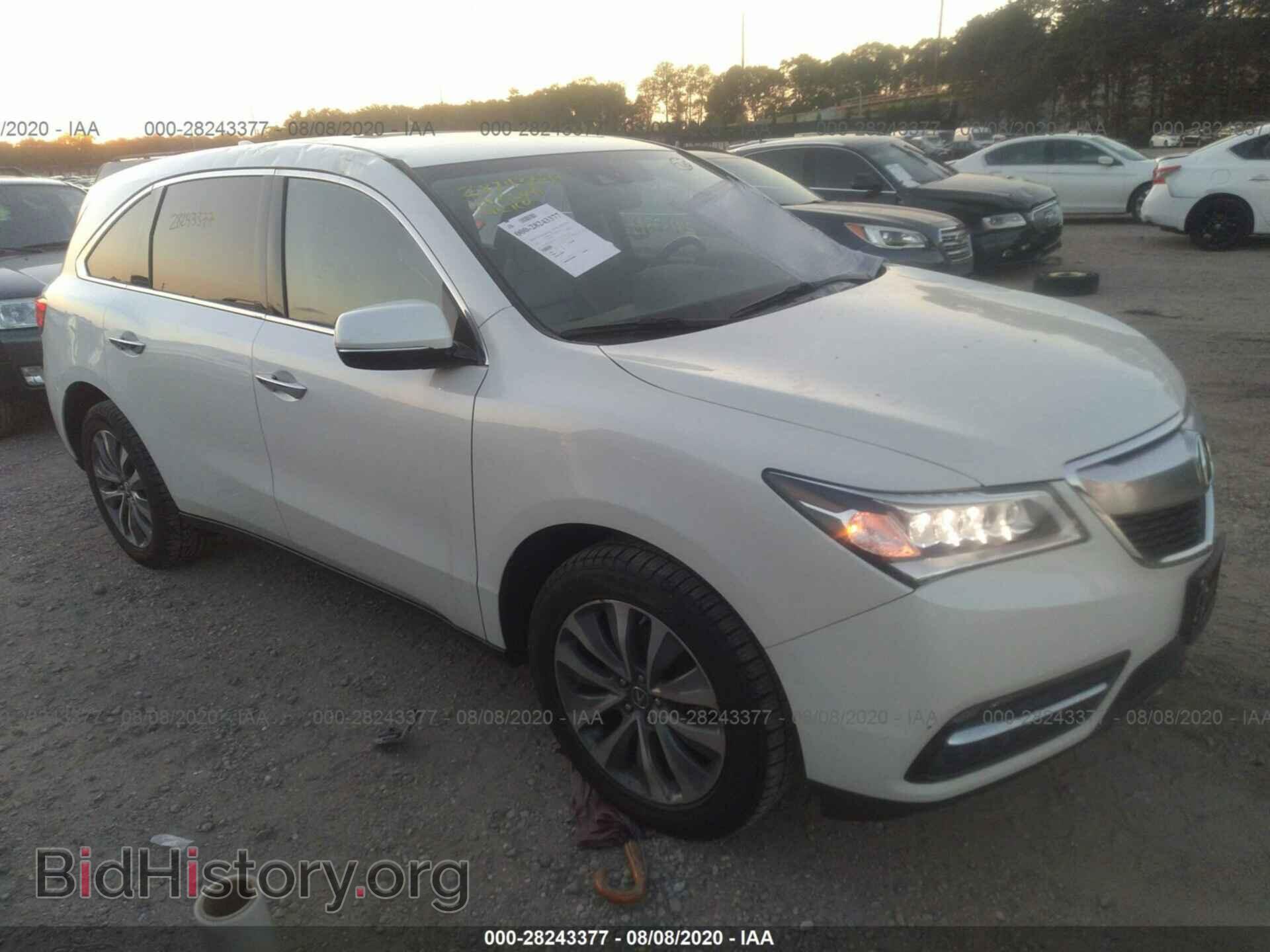 Фотография 5FRYD4H40EB040446 - ACURA MDX 2014
