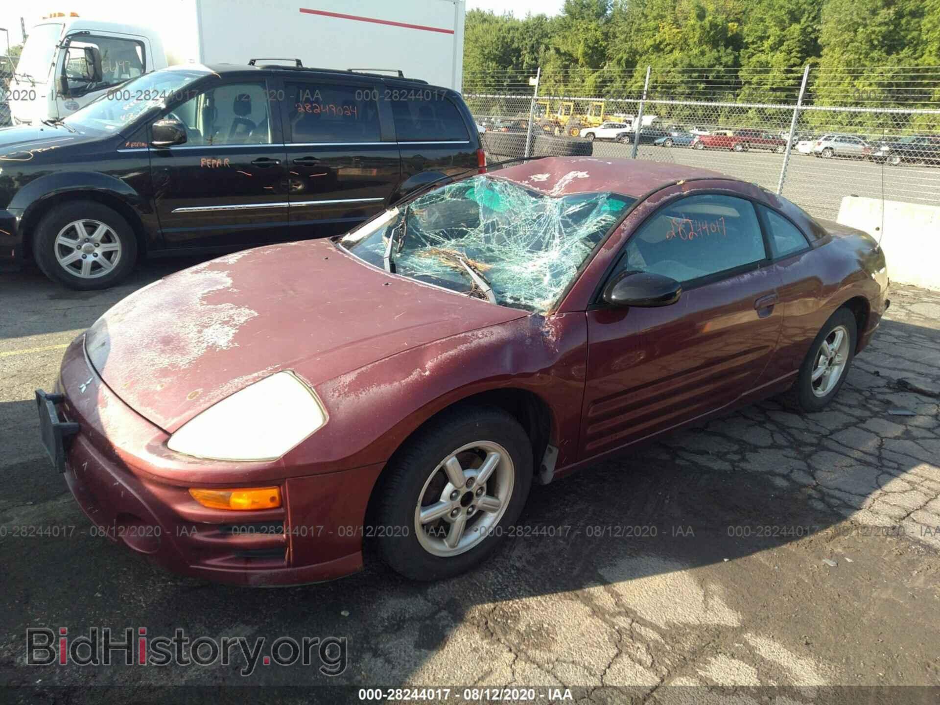 2003 MITSUBISHI ECLIPSE - VIN: 4A3AC34G43E167969 - Фото 2