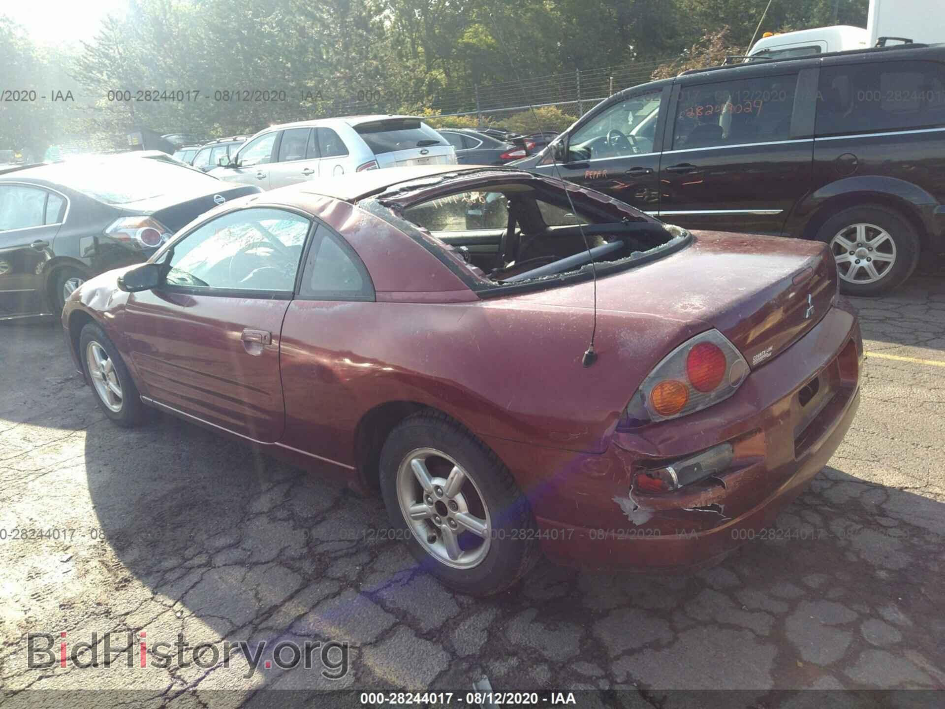 2003 MITSUBISHI ECLIPSE - VIN: 4A3AC34G43E167969 - Фото 3
