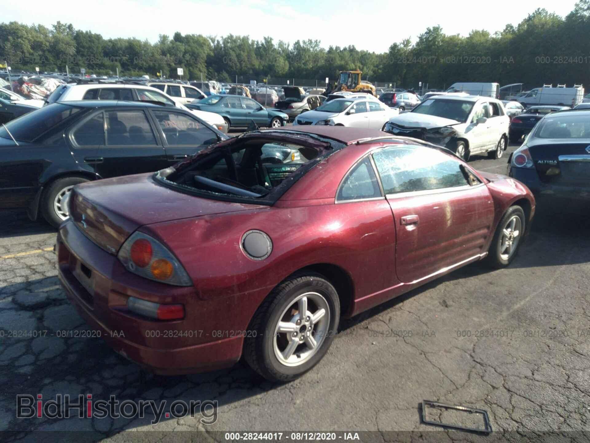 2003 MITSUBISHI ECLIPSE - VIN: 4A3AC34G43E167969 - Фото 4