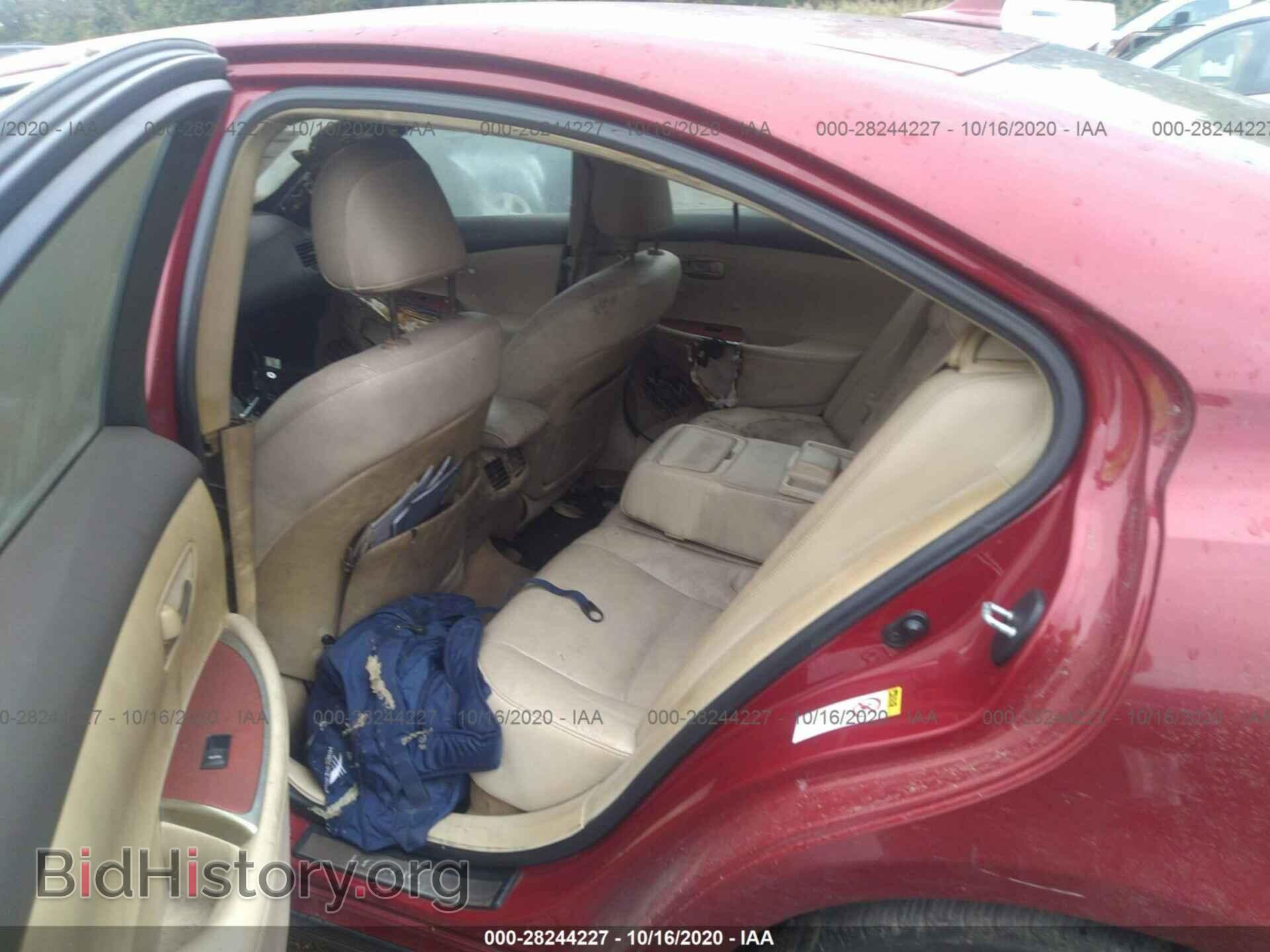 2011 LEXUS ES 350 - VIN: JTHBK1EG8B2445137 - Фото 8