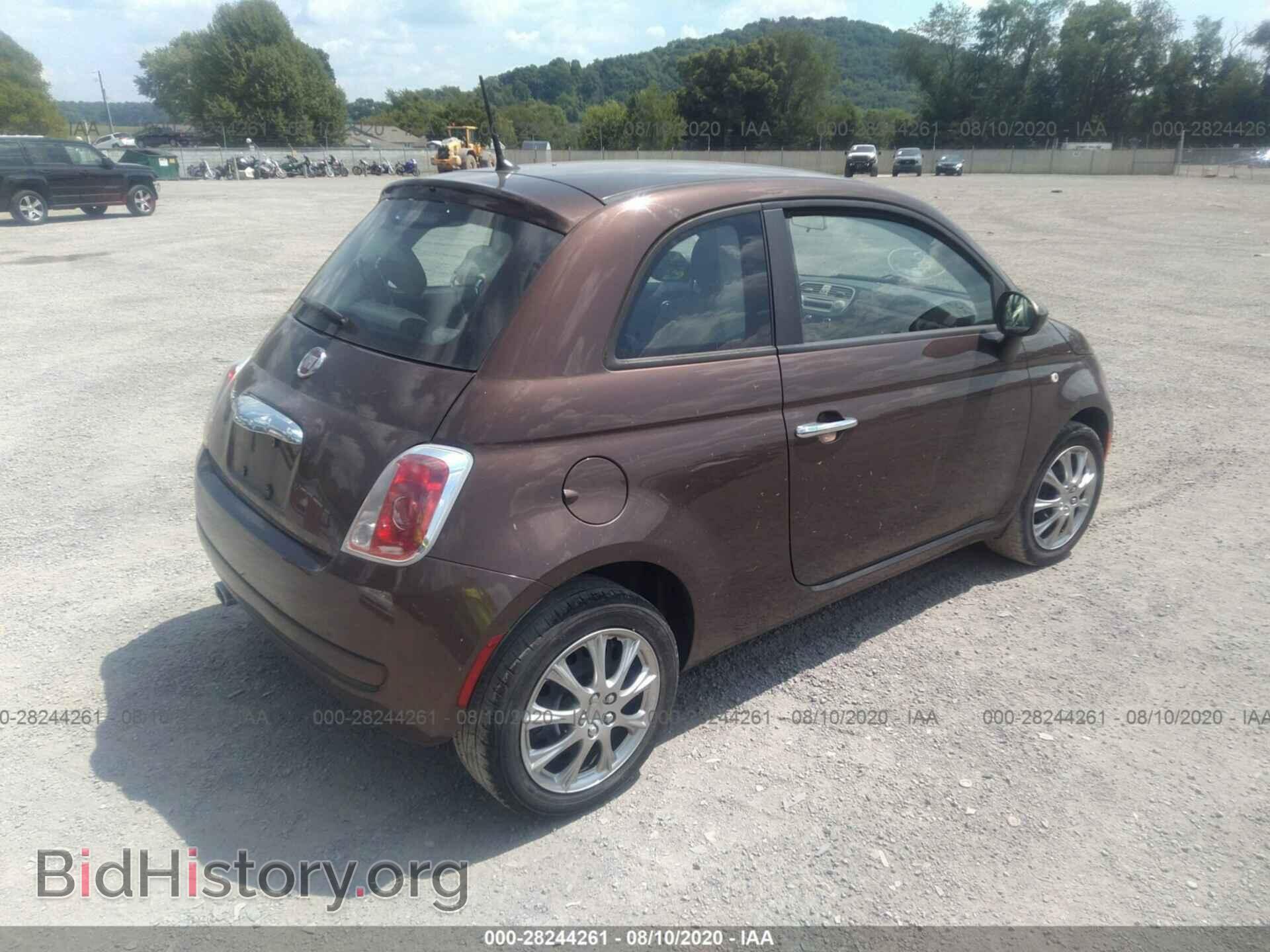 2012 FIAT 500 - VIN: 3C3CFFAR7CT199216 - Фото 4