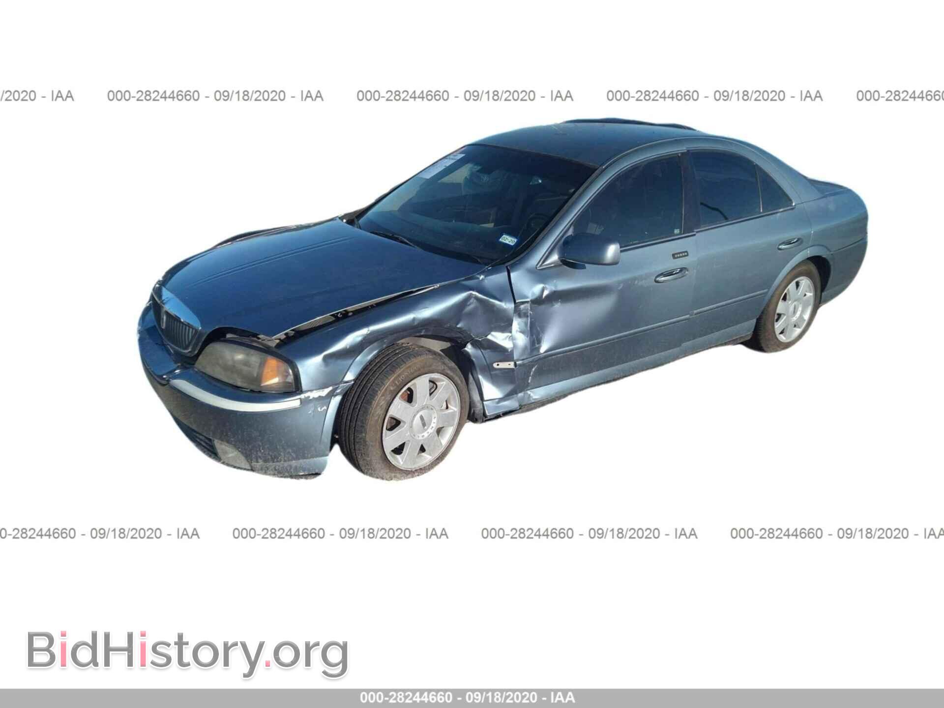 2003 LINCOLN LS - VIN: 1LNHM86SX3Y667710 - Фото 2