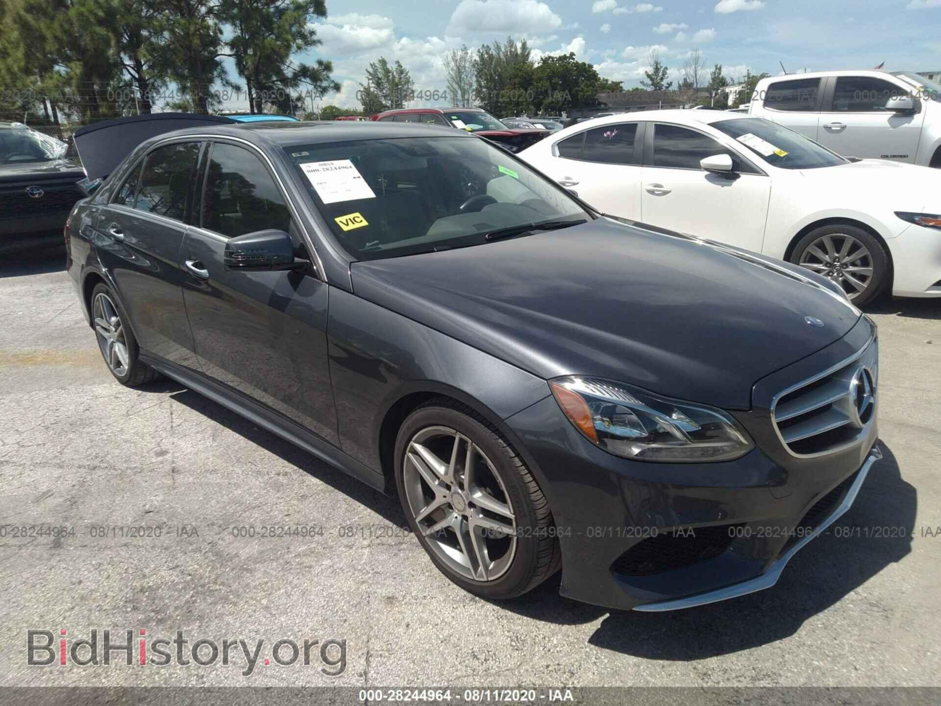 Photo WDDHF5KB8EB039210 - MERCEDES-BENZ E-CLASS 2014