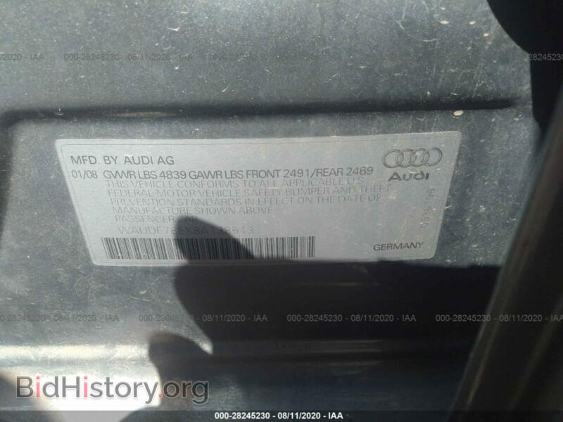 2008 Audi A4 (VIN WAUDF78EX8A138513) — photo 9 of 11