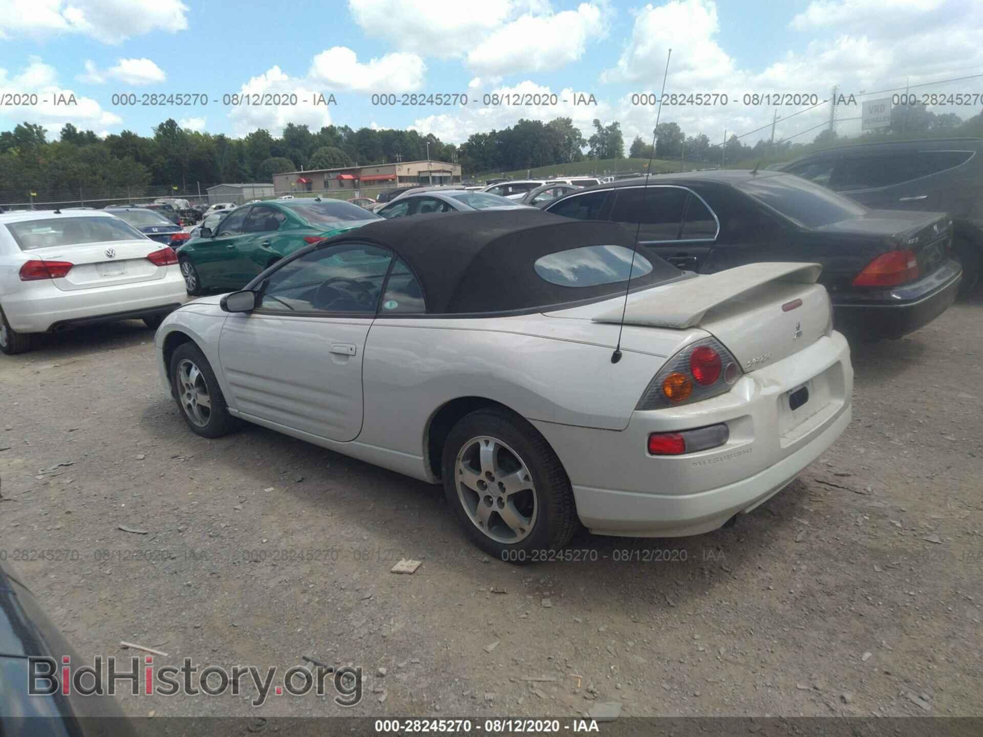2003 MITSUBISHI ECLIPSE - VIN: 4A3AE45G73E019135 - Фото 3