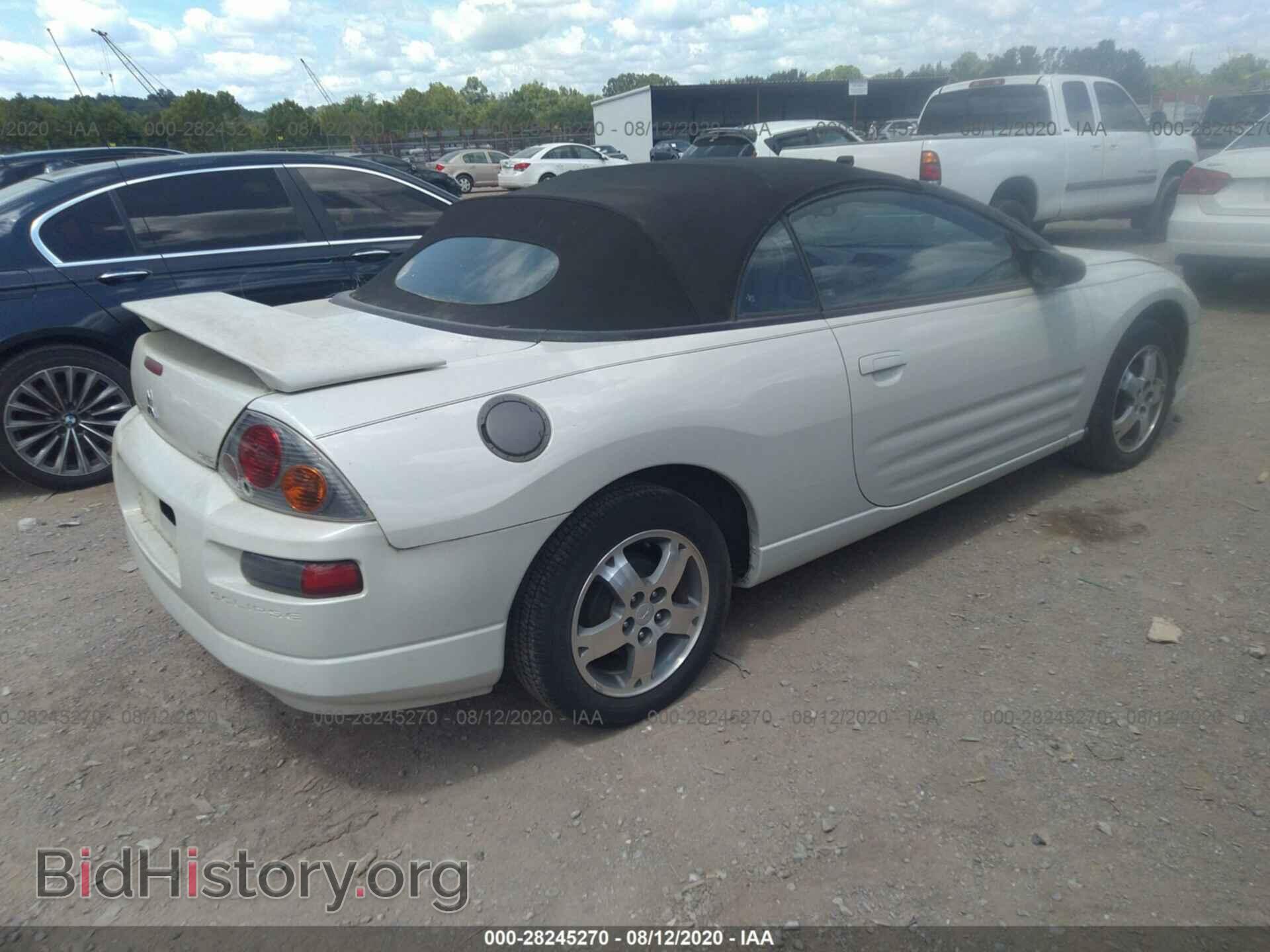2003 MITSUBISHI ECLIPSE - VIN: 4A3AE45G73E019135 - Фото 4