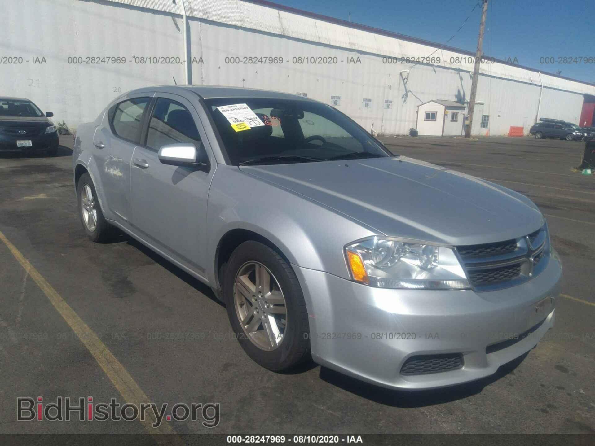 Photo 1C3CDZCB2CN266358 - DODGE AVENGER 2012