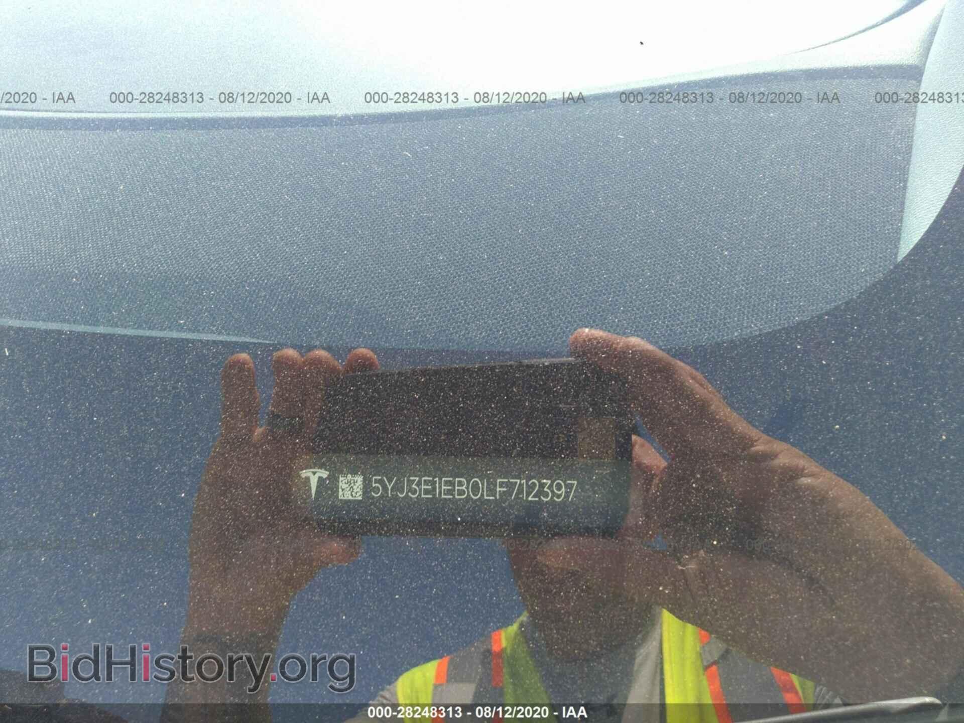 2020 TESLA MODEL 3 - VIN: 5YJ3E1EB0LF712397 - Фото 9