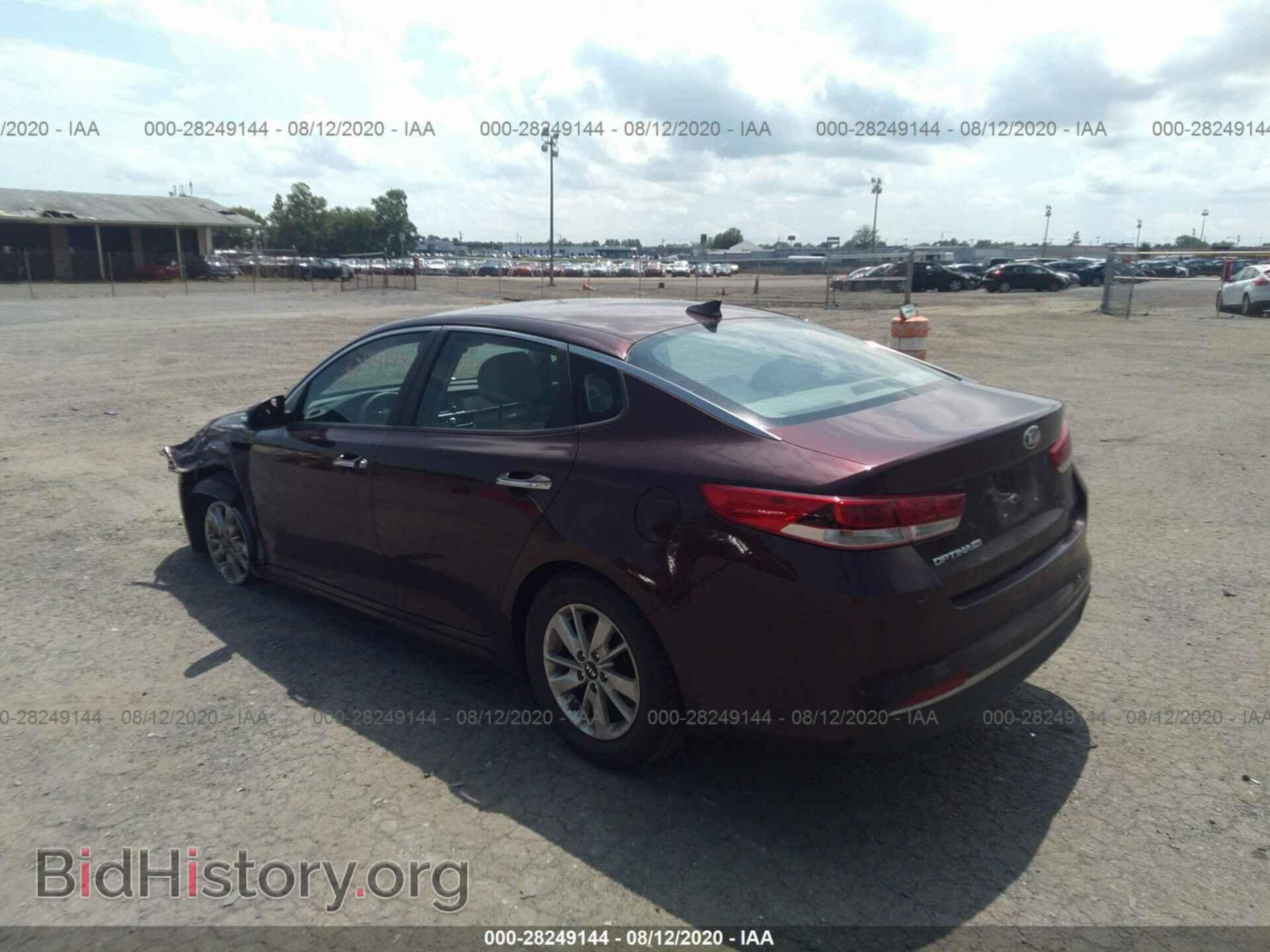2016 KIA OPTIMA - VIN: 5XXGT4L37GG024095 - Фото 3