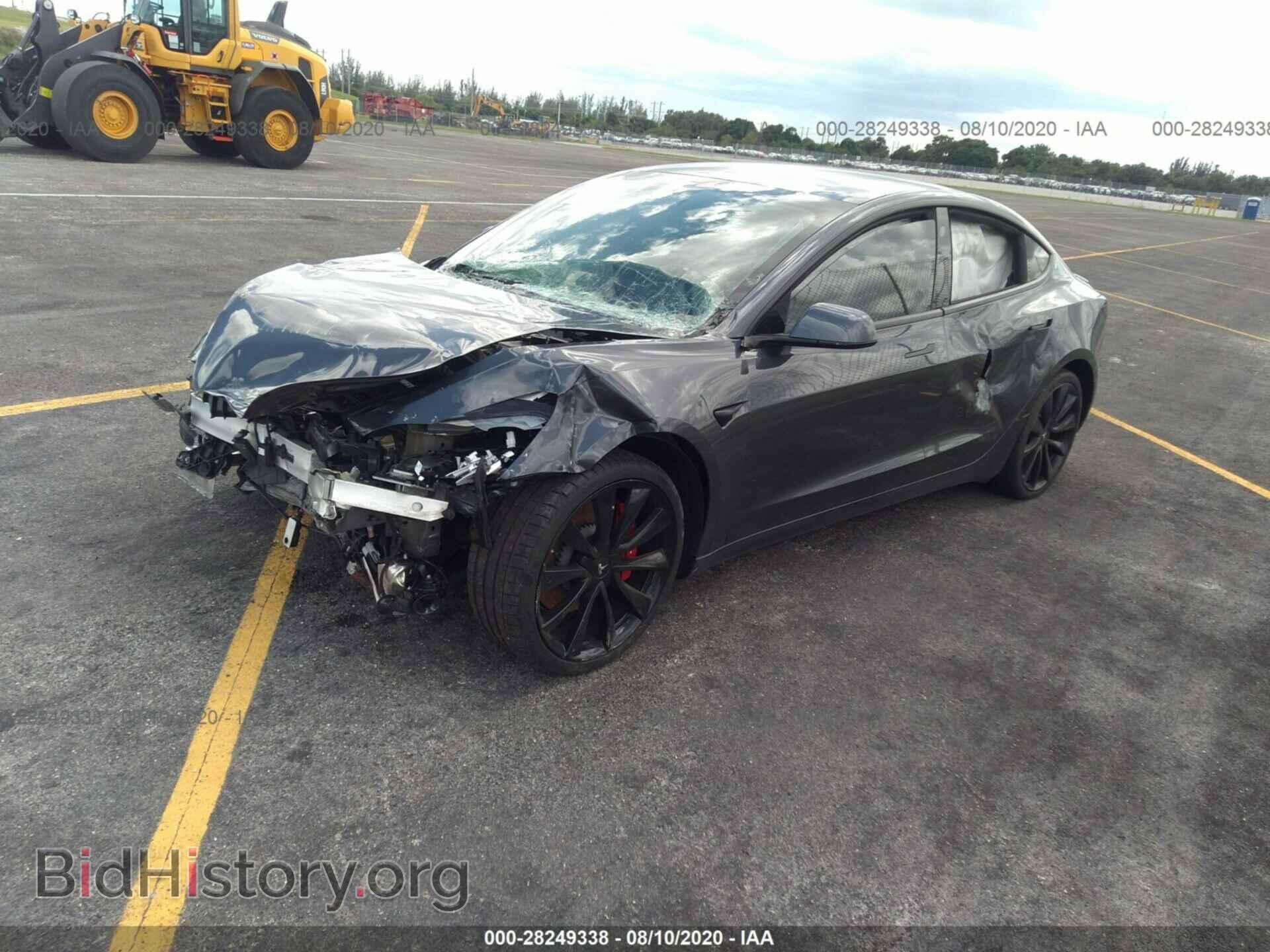 2019 TESLA MODEL 3 - VIN: 5YJ3E1EB8KF231599 - Фото 2